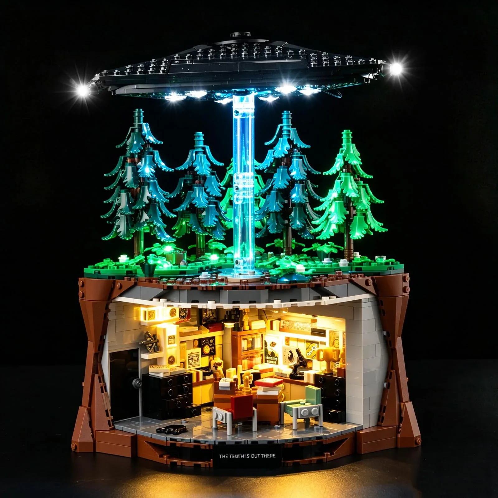 Kit de luces Kyglaring para LEGO 21369 The X-Files, solo luces
