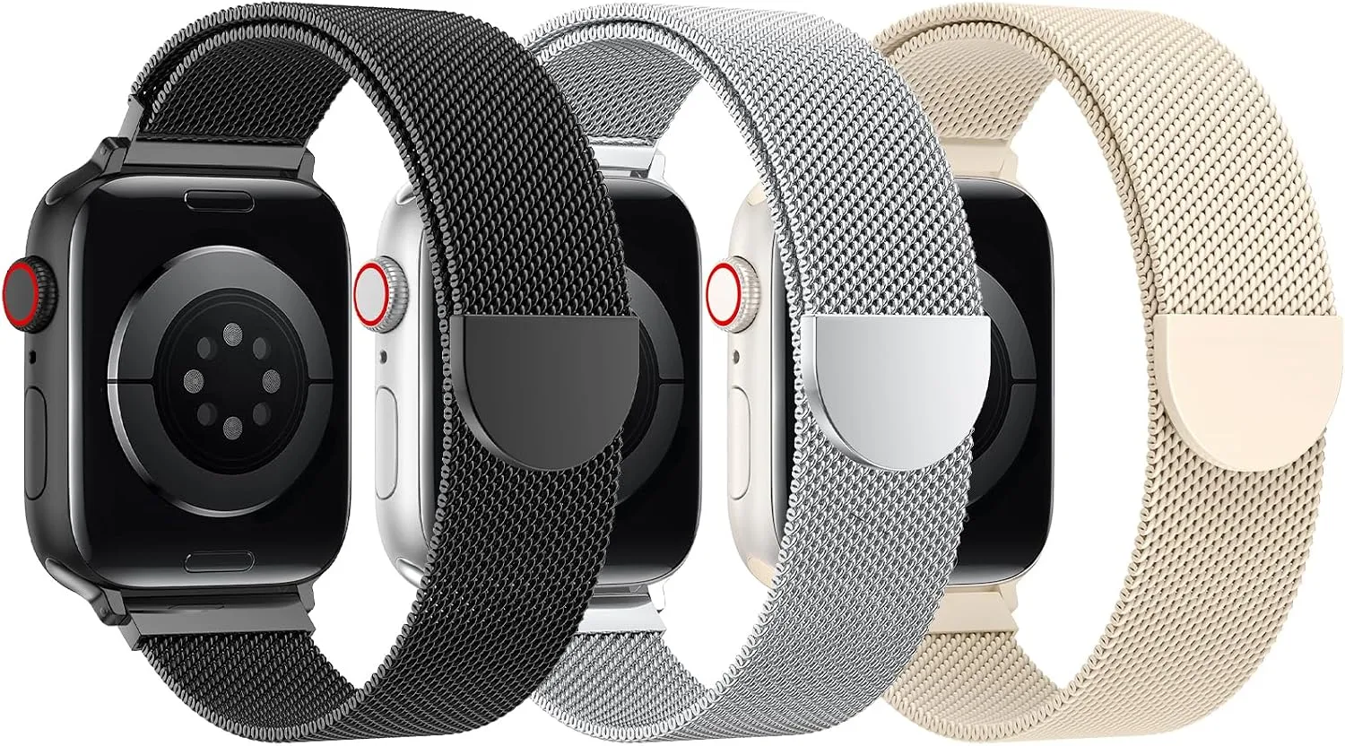 Correas para Apple Watch Belongme Mesh Loop 3 unidades