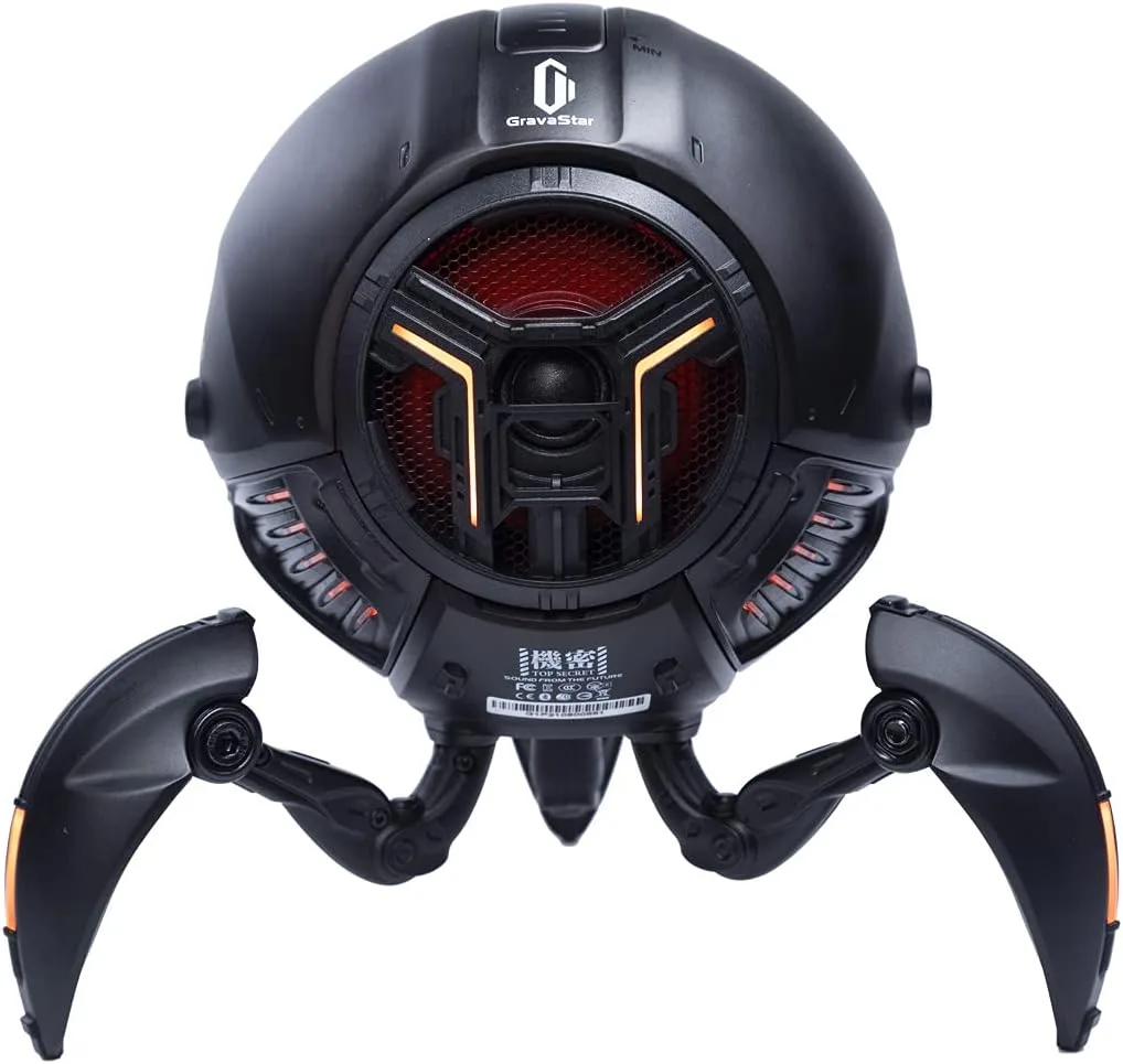 GravaStar Mars Pro Portable Bluetooth Speaker with Deep Bass & Stereo Sound
