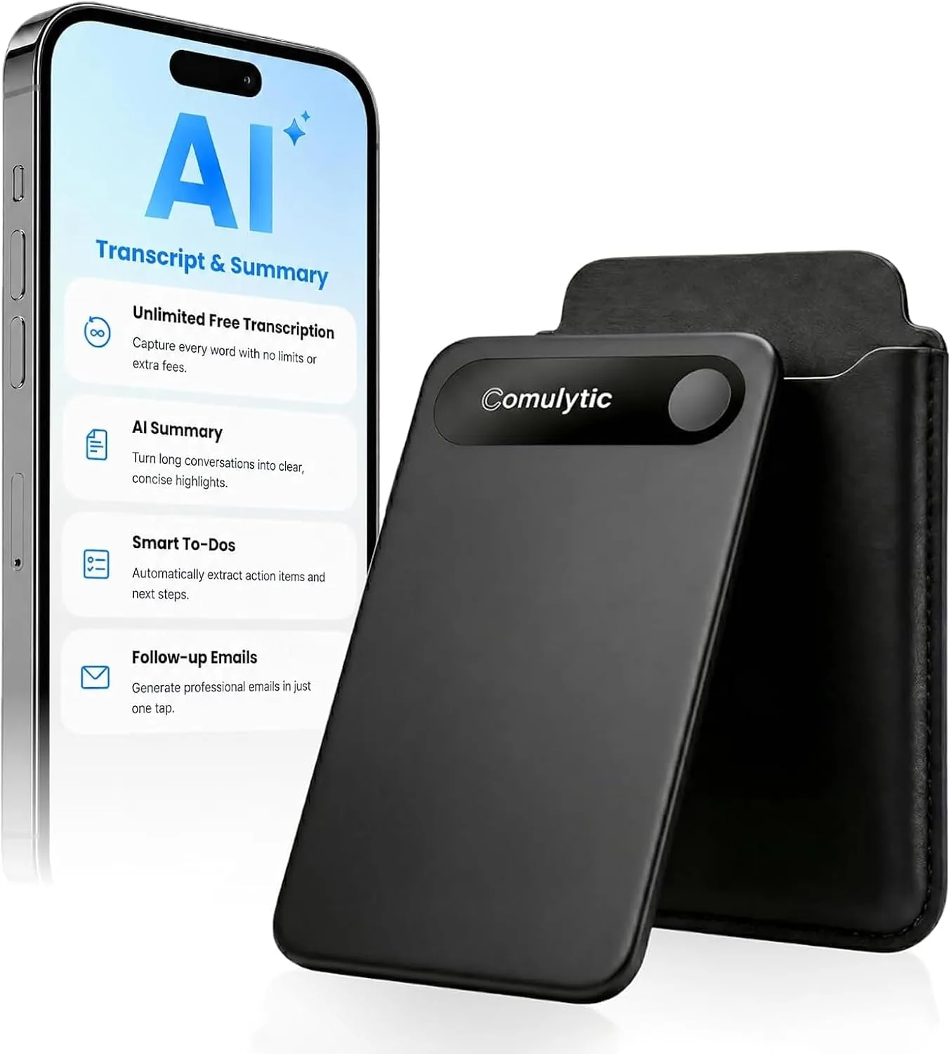 Comulytic Note Pro AI Voice Recorder, AI Meeting Recorder and Note Taker