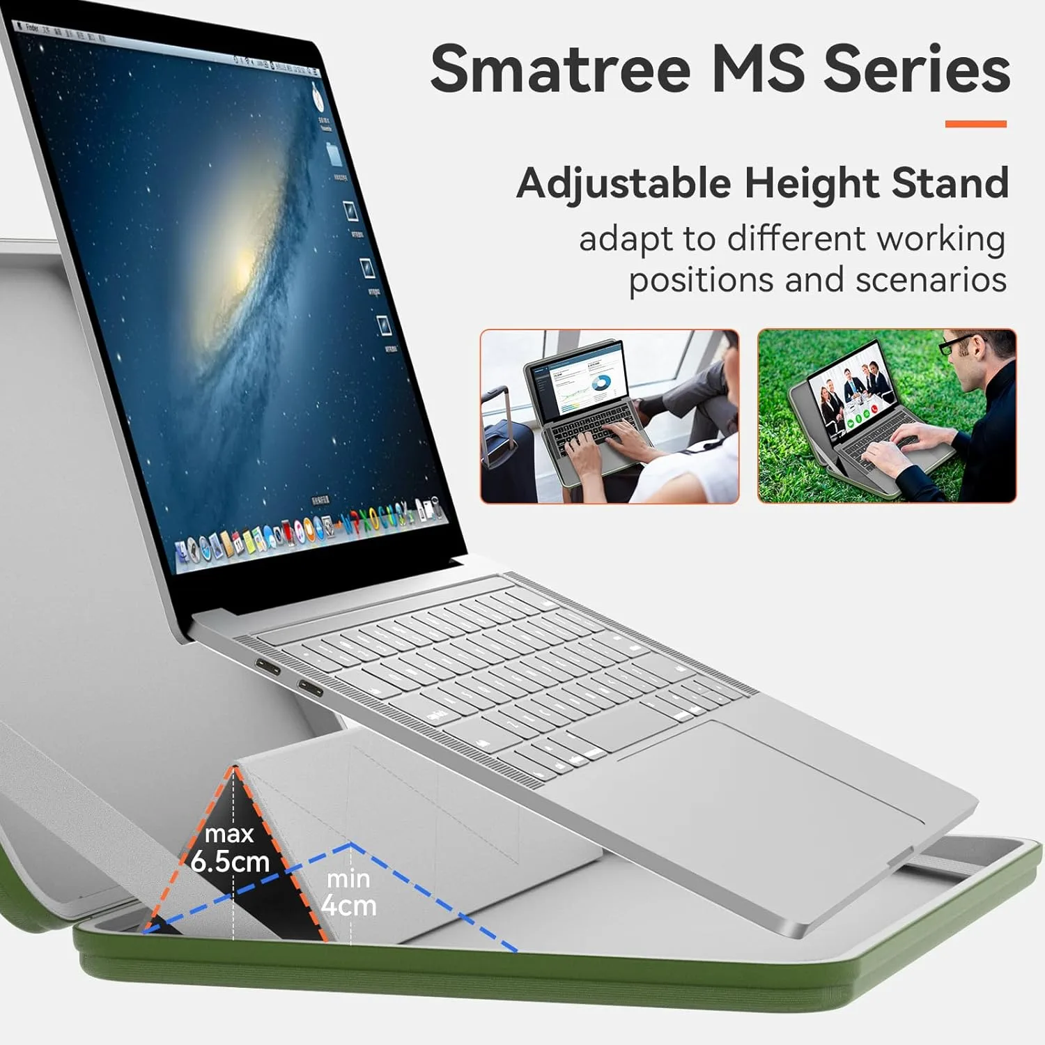 Smatree MS98 Hard Case with Stand for 16 inch GIGABYTE AORUS G6X 9KG 2024