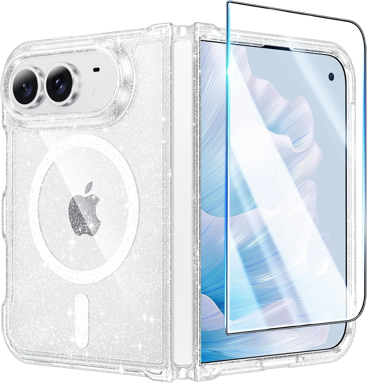 Carcasa Fntcase para iPhone Duo con Magsafe y Brillo Transparente