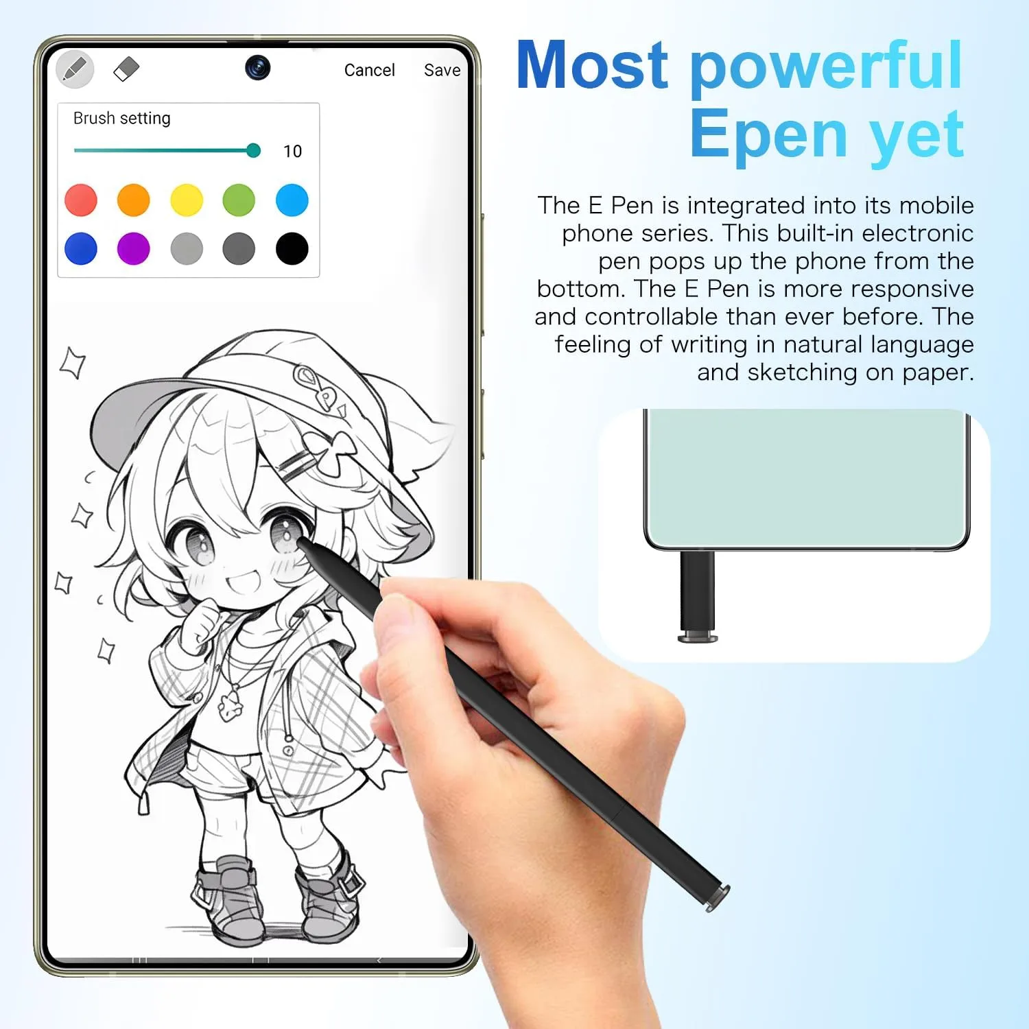 Huness S25 Ultra Unlocked Phone,Built in Pen The Phone,Cell Phone Battery 7000mAh 6.99" HD Screen,Android 14 16+512GB Smartphone,Dual SIM/5G/Face ID/Fingerprint Lock/GPS (Cyan, 16+512)