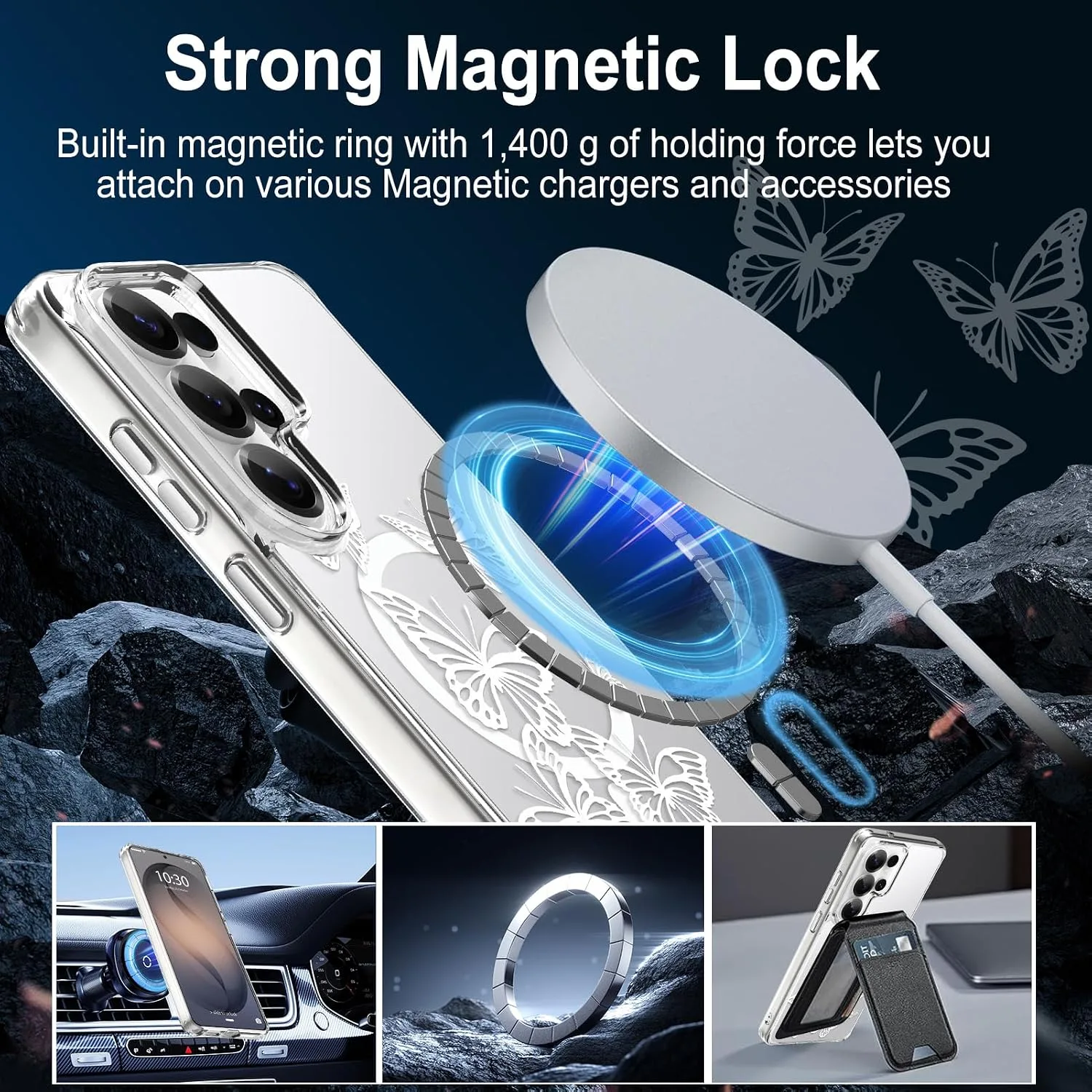 tharlet Magnetic for Samsung Galaxy S26 Ultra Case, Compatible with MagSafe