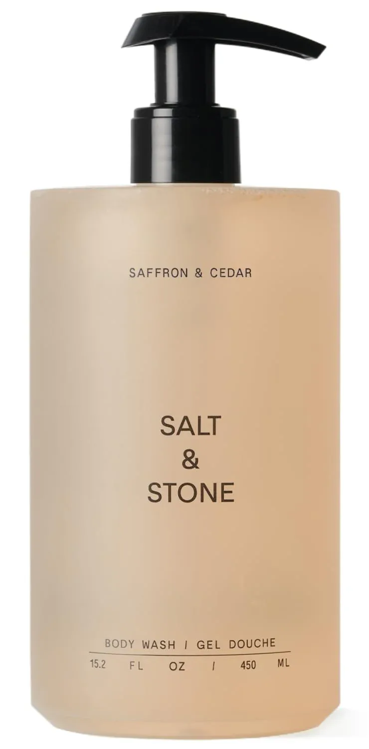 Gel de ducha Salt & Stone Azafrán y Cedro 15.2 fl oz