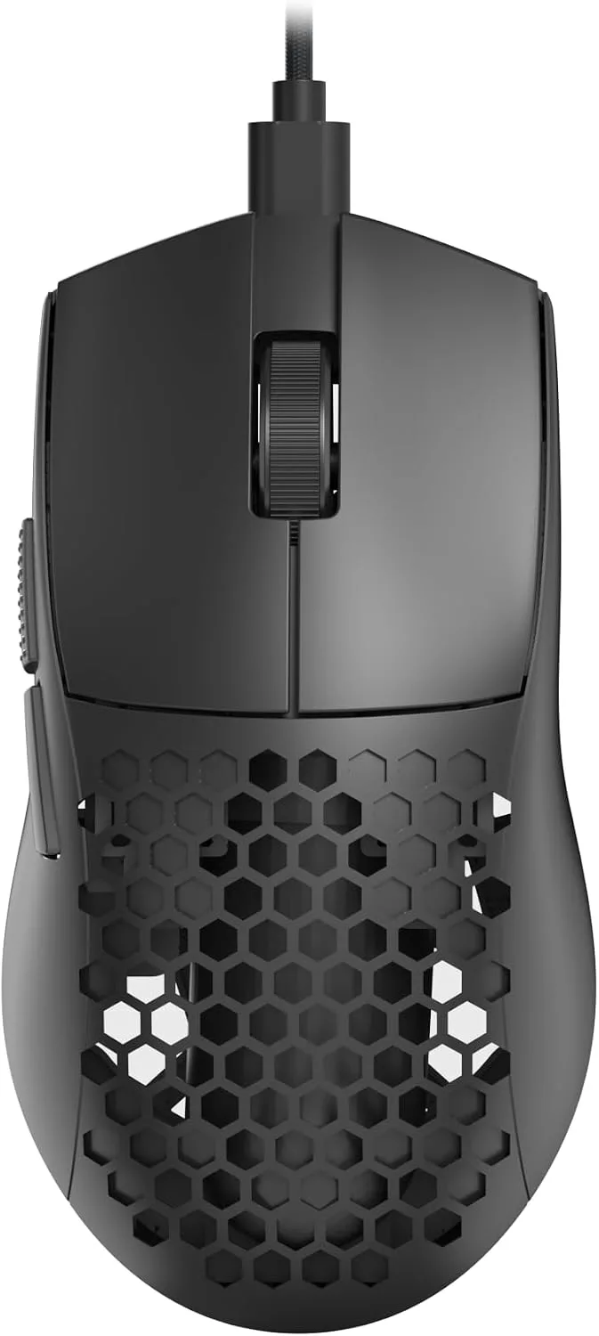 Mouse Gamer Redragon M617 Ultralight Honeycomb 10,000 DPI Negro