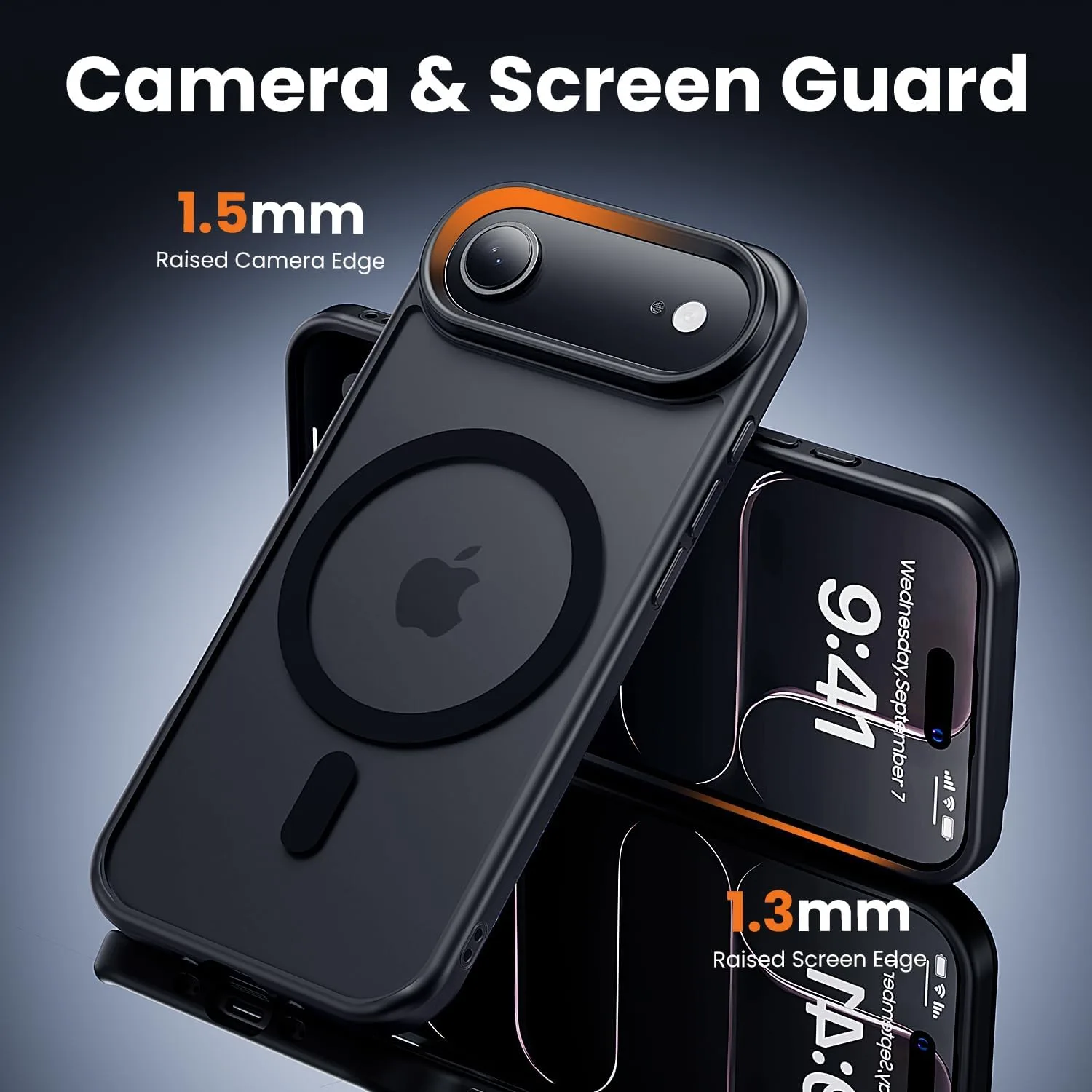 toushion 3 in 1 for iPhone Air Case Matte Black