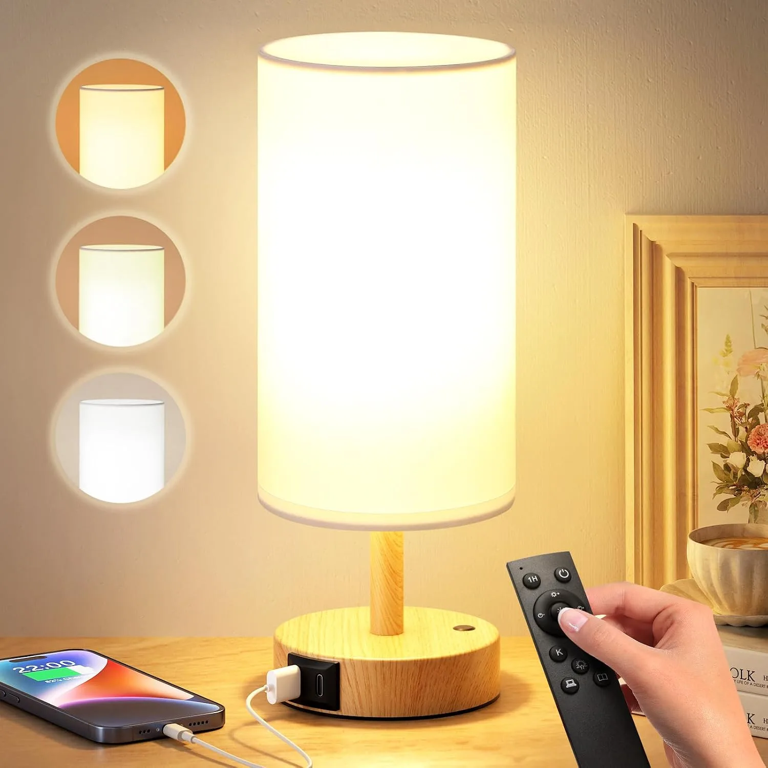 Dicoool Light Therapy Lamp 10000 Lux - Happy Sunlight Lamp for Mood Boost