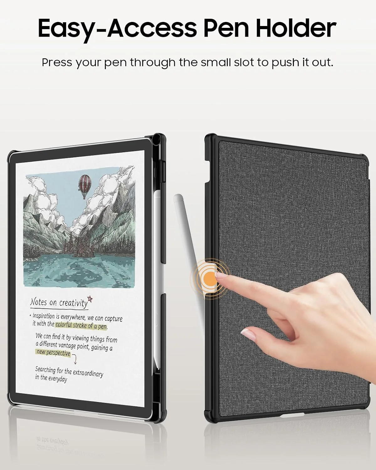 Fintie Slim Case for 11" Kindle Scribe 3rd Gen 2025 & Colorsoft, Gray
