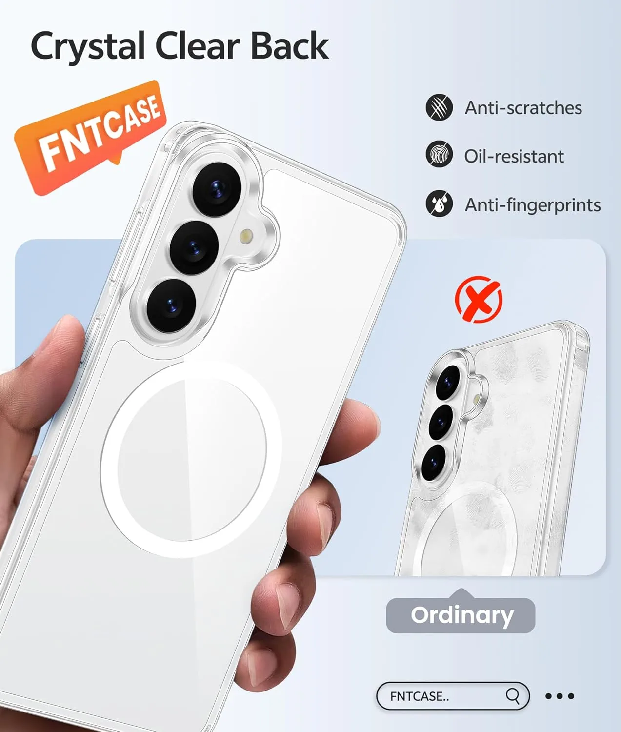 FNTCASE for Samsung Galaxy S26 Plus Case, Fit for Magsafe, Screen Protector