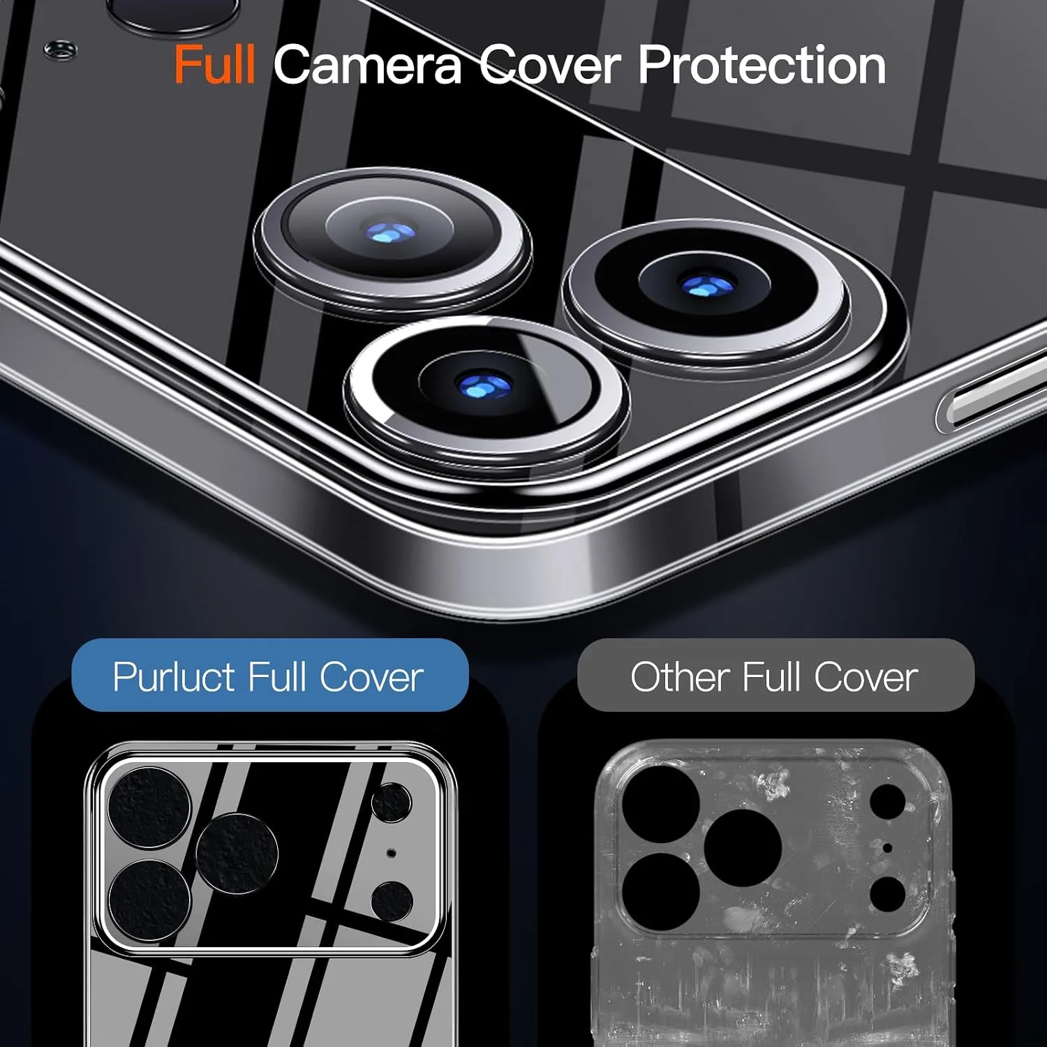 for iPhone 18 Pro Slim Case,Paper-Thin Transparent Finish Skin Back Case [Non Yellowing] Ultra Protective Cover with Camera Protection 6.3 Inch (Clear)