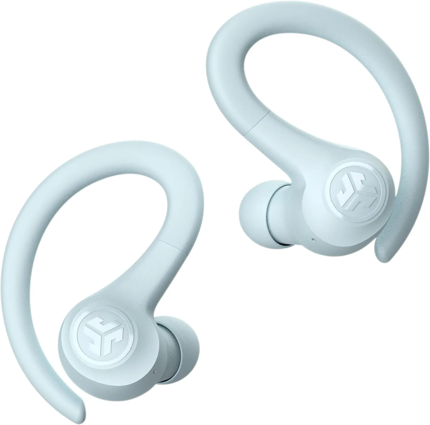 JLab, Go Sport+, True Wireless Workout Earbuds, Bluetooth Sport Earbuds, Clear Calling, Light Blue