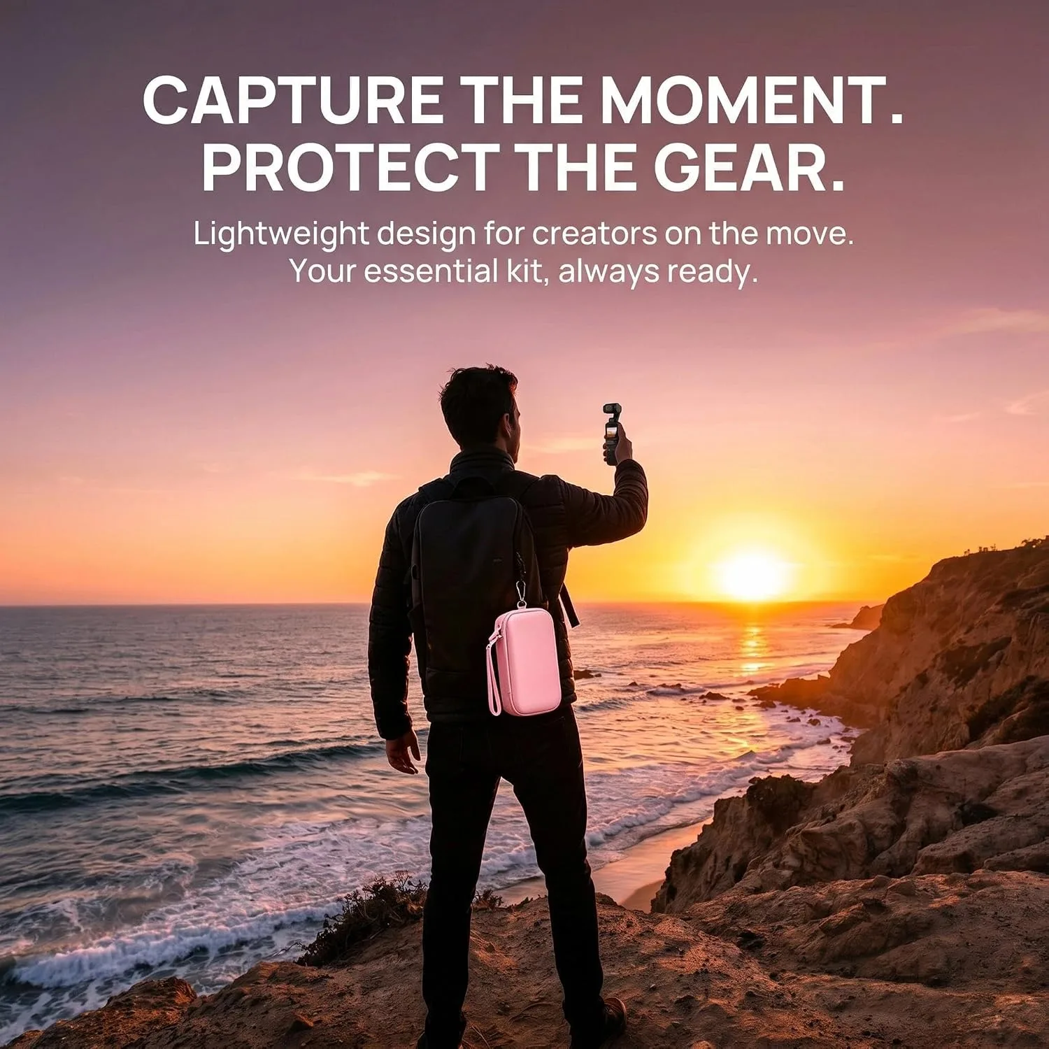 Bundle Accessories Kit for DJI Osmo Pocket 3 and Xtra Muse (Pink)