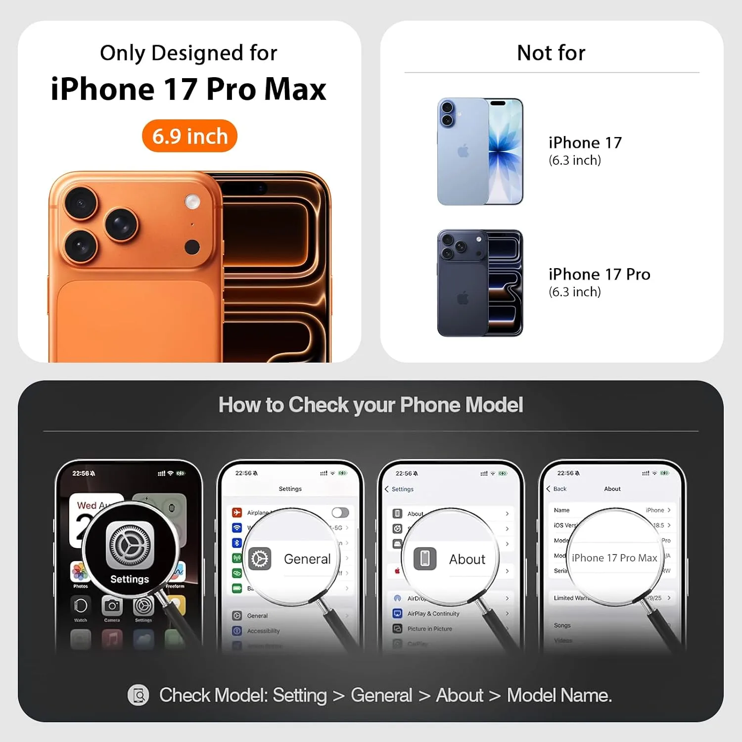 Wallet Phone Case Crafted for iPhone 17 Pro Max Orange