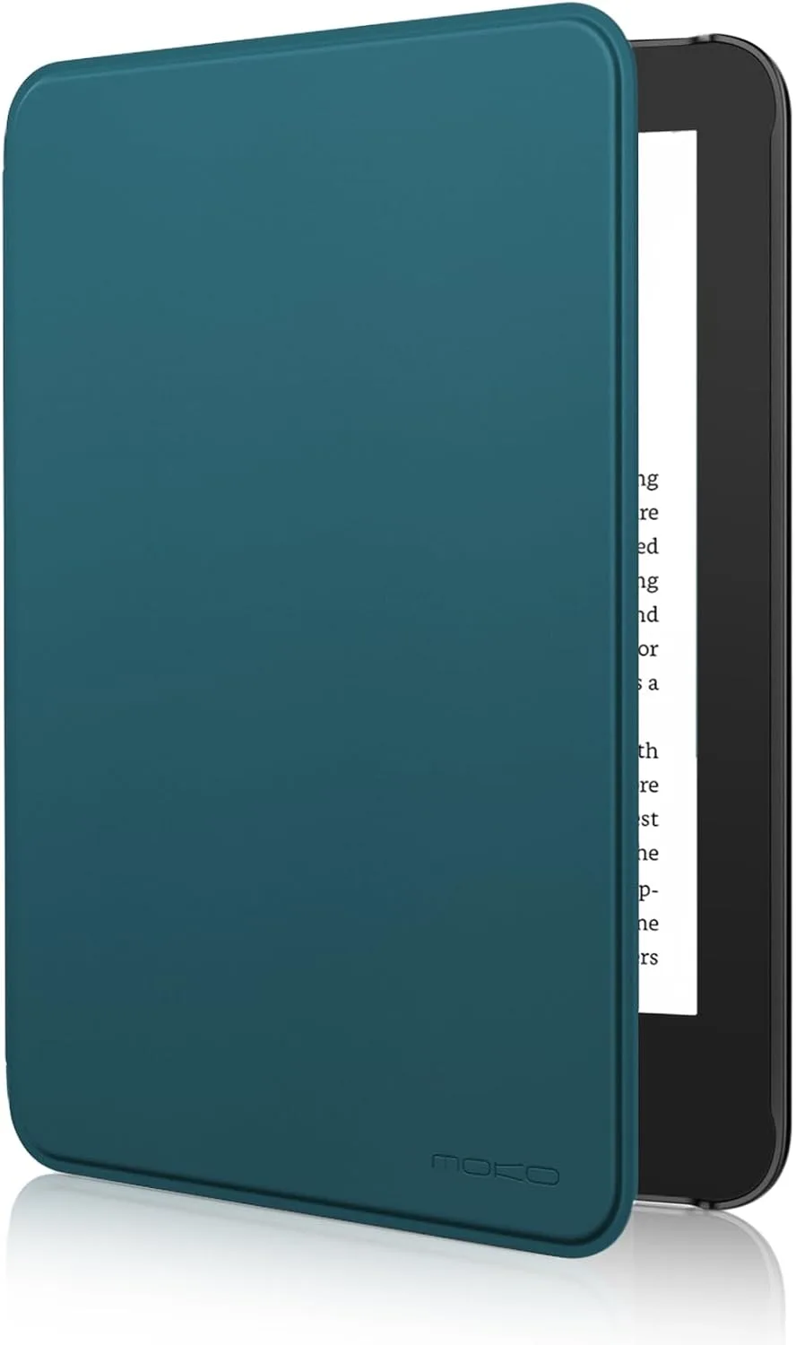 MoKo Case for 6" Amazon Kindle Basic 11th Gen 2024/2022,Blue-Green