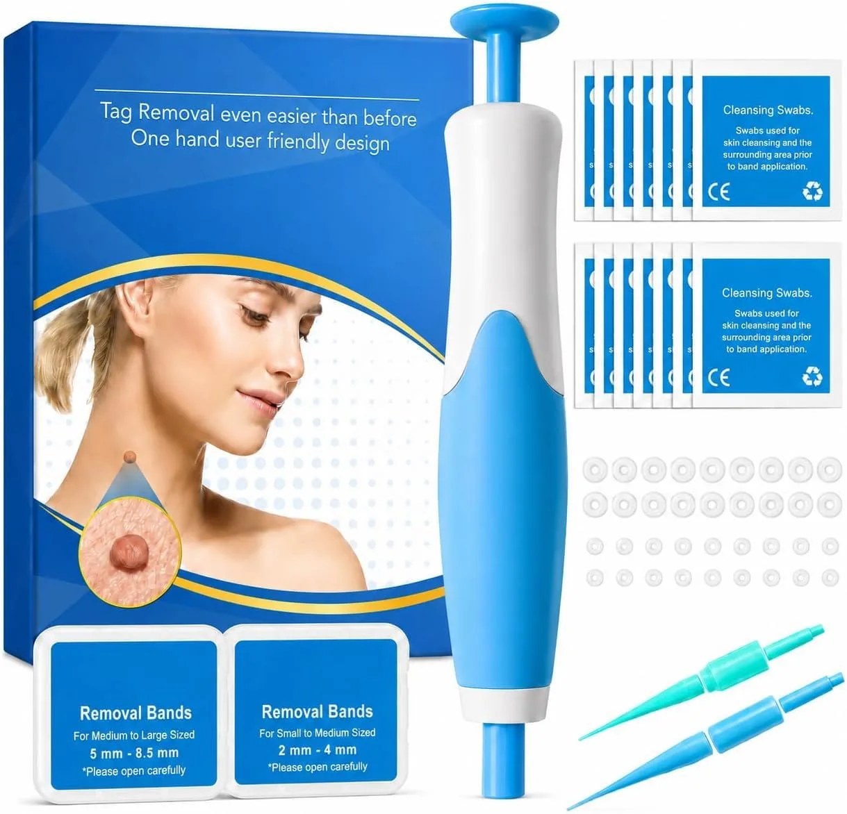 Gentle Skin Maintenance，Daily Skin Care Tool for Adults and Teens at Home（Blue）