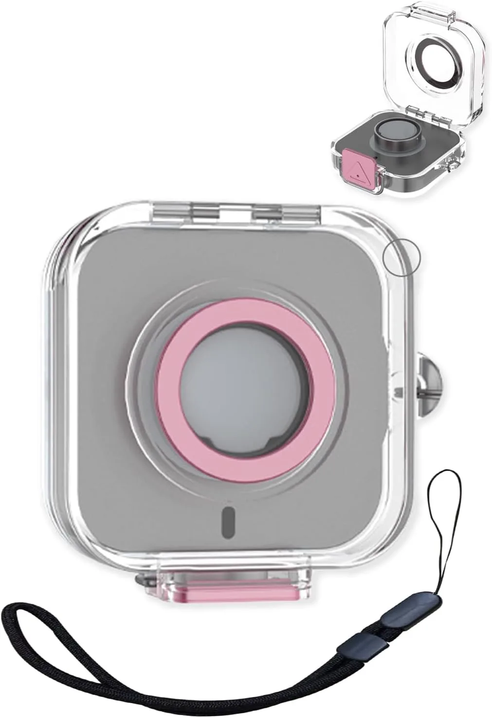 Funda protectora para cargador Oura Ring 4 Uyrurel rosa