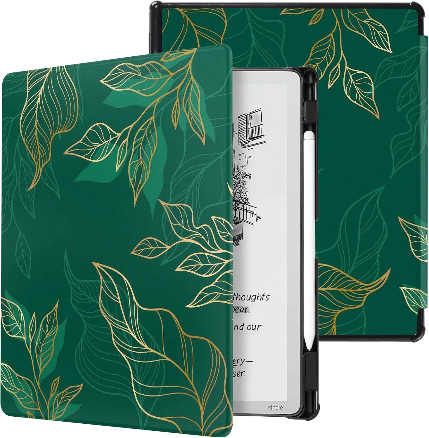 CoBak Case for 11" Kindle Scribe 3rd Generation 2025, Kindle Scribe Colorsoft - All New PU Leather Cover with Auto Sleep Wake, Pen Holder for Scribe 11" 2025 Released