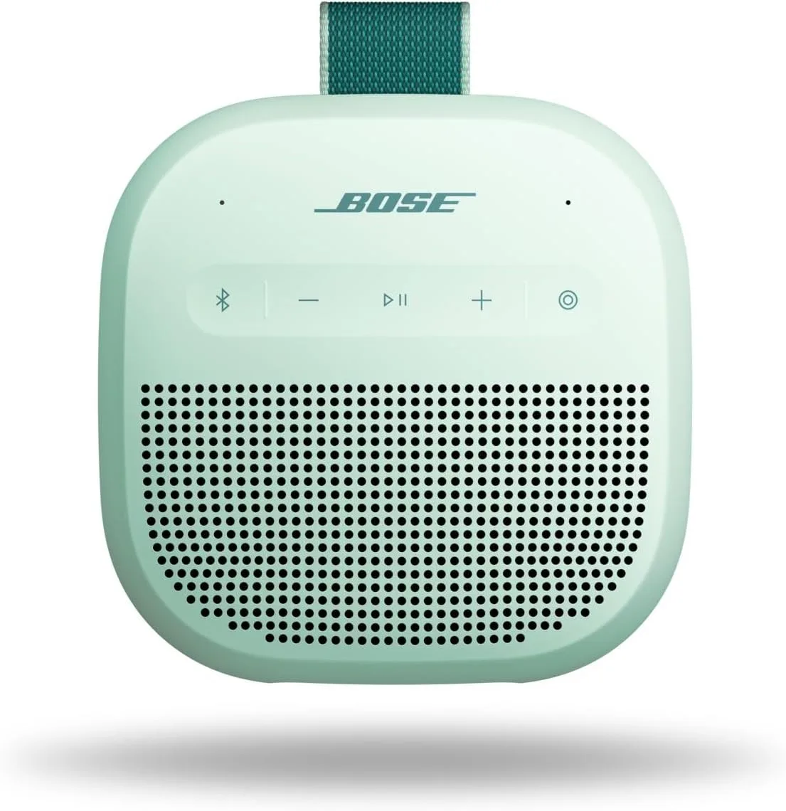 Bose SoundLink Micro Portable Bluetooth Speaker (2nd Gen), Wireless Outdoor Speaker, Up to 12 Hours Battery Life, Waterproof and Dustproof, Dewdrop Mint - Limited Edition Color