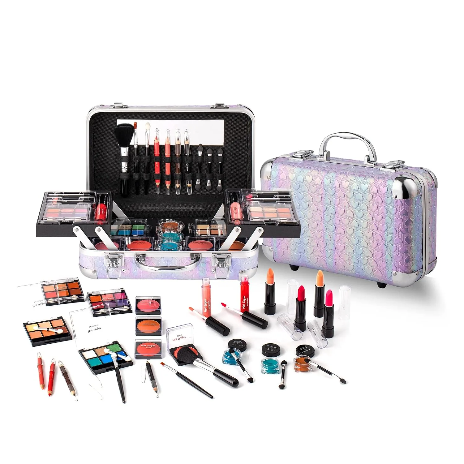 Hot Sugar All In One Makeup Set for Teenager Girls, Pink Heart