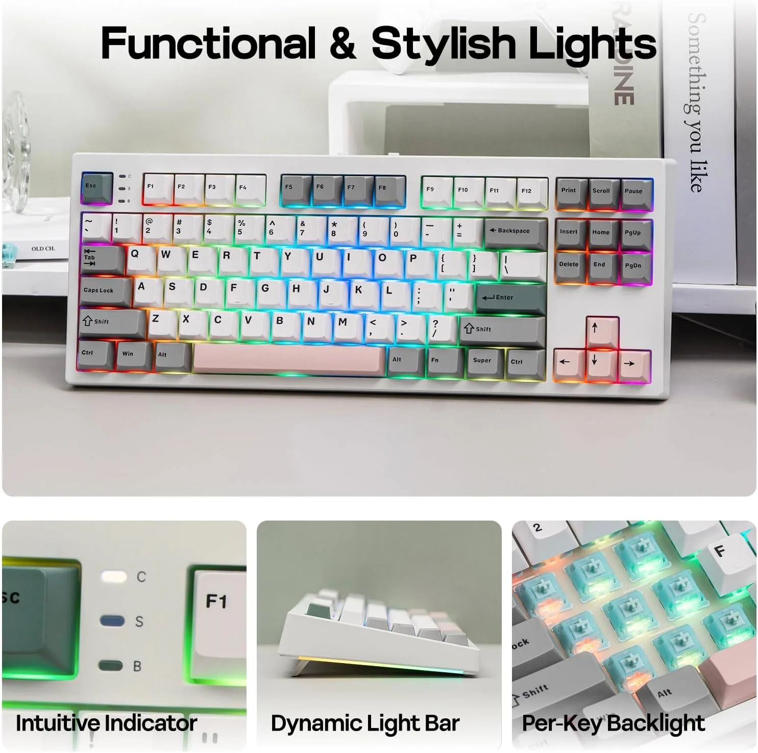 EPOMAKER TH87 Wireless Mechanical Keyboard with 10000mAh Battery
