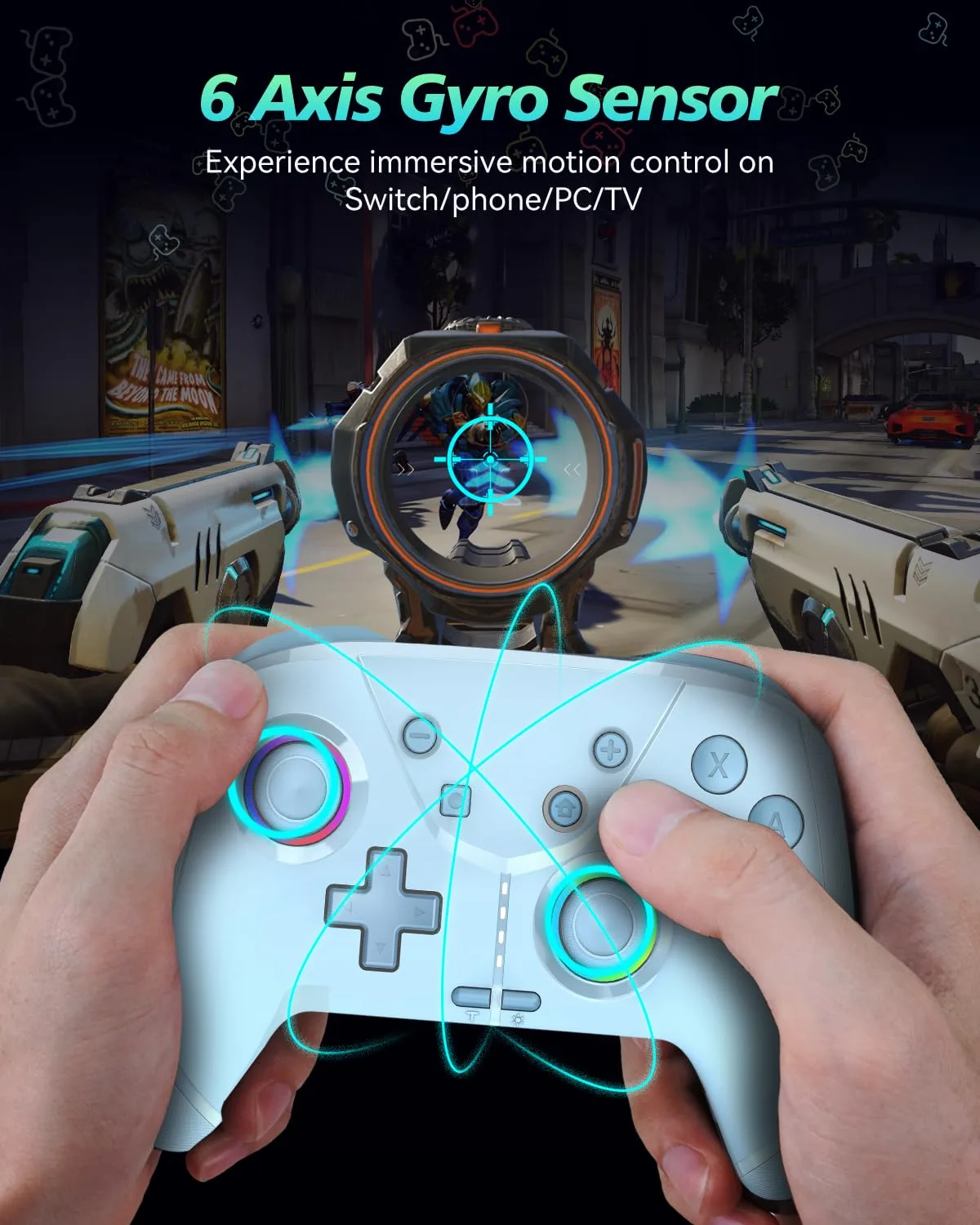 GMBACK Wireless Switch 2 Pro Controller with Home Wake Up & Loop Macro