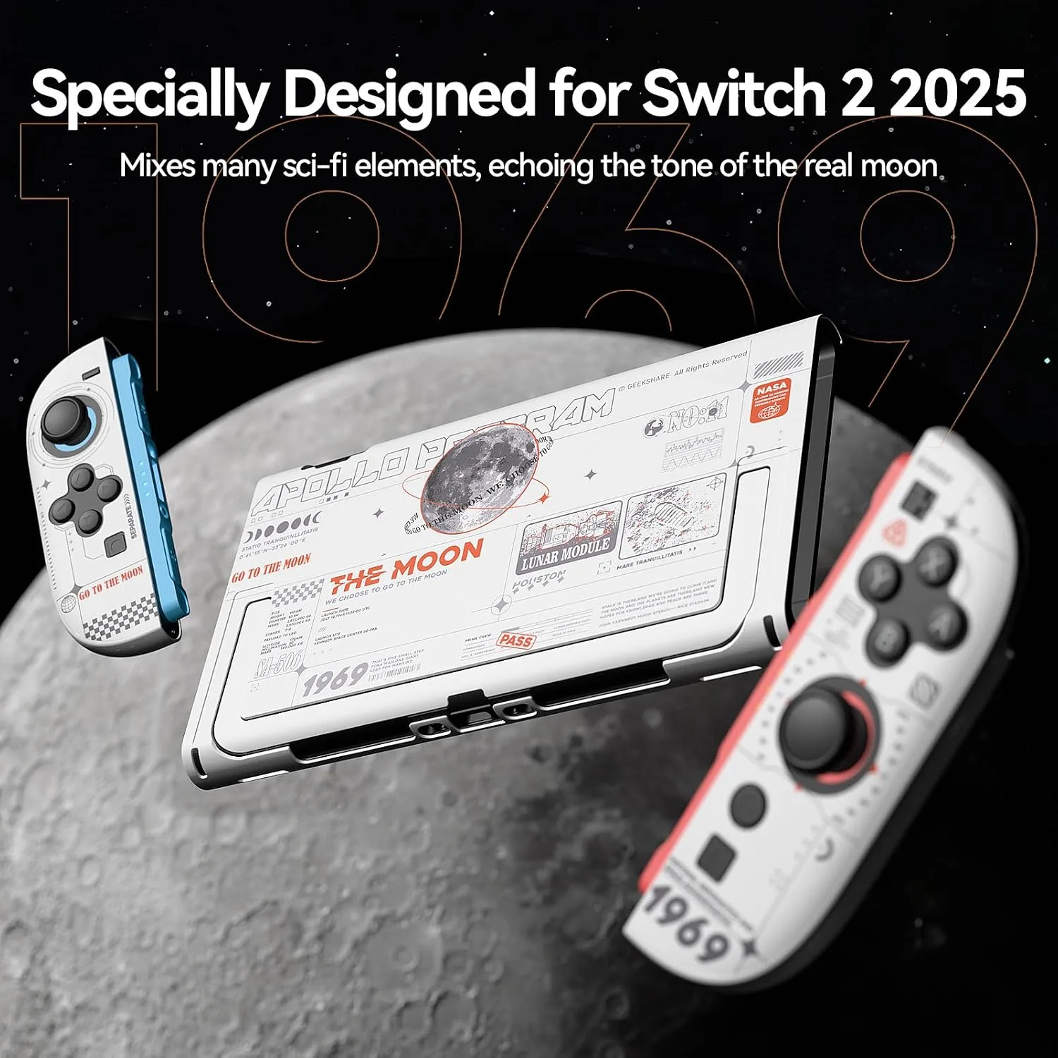 GeekShare Protective Shell Dockable Hard Case Compatible with Switch 2