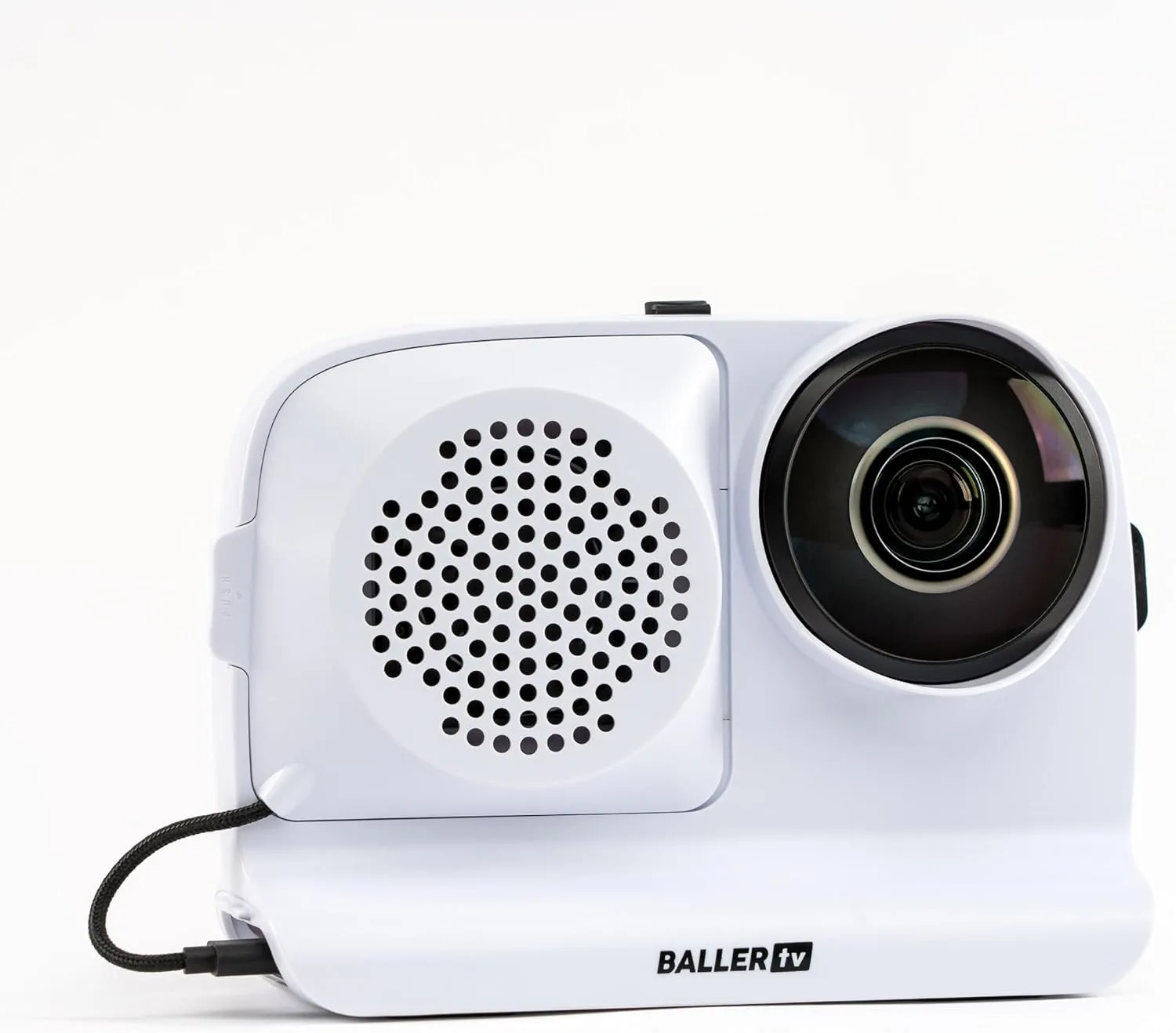 AI Auto-Tracking Sports Filming System, 180° Full-Field Lens & Live Streaming for Basketball, Soccer & Volleyball, Compatible with iPhone 13 Pro Max