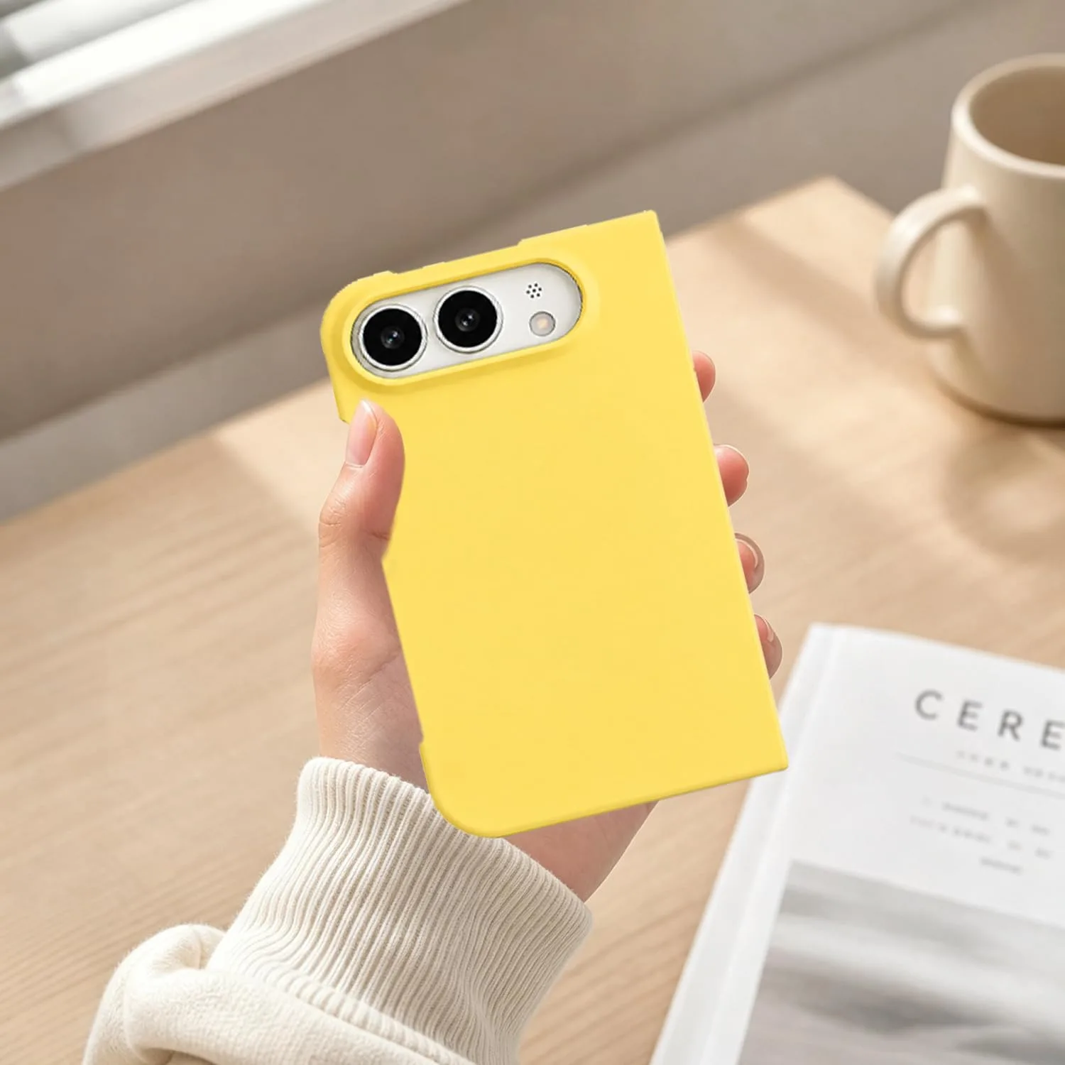Matte PC Case for iPhone Duo - Yellow