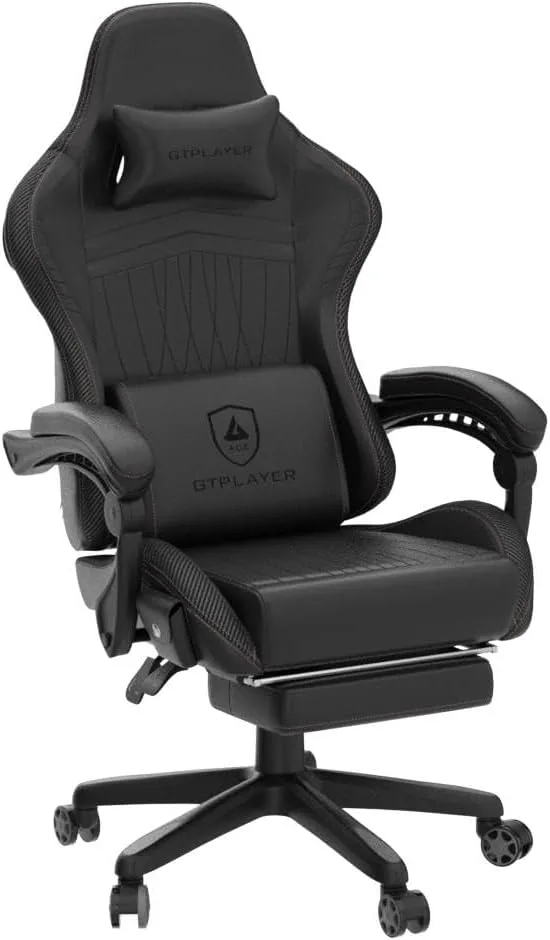 GTPLAYER Gaming Chair, Comfort Computer Office Chair for Adults, Red