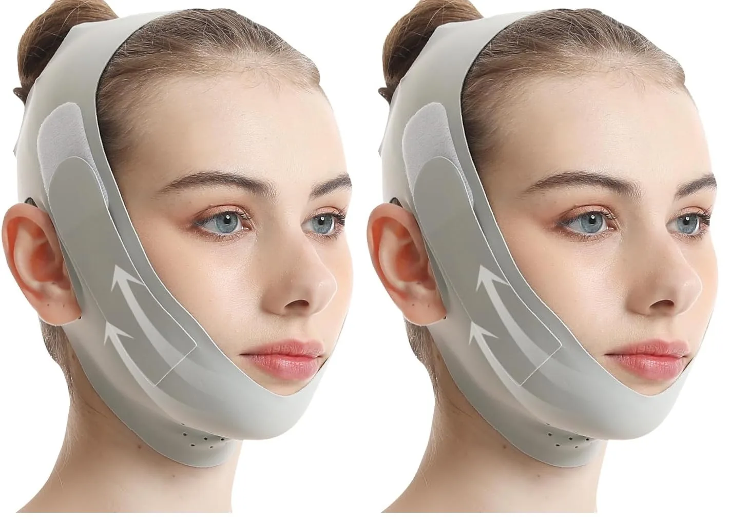 V Line Lifting Mask, Anti Aging Facial Mask for Firming and Contouring V Shape Lift Enhance Skin Elasticity Reduce Fine Lines Revitalize Skin for All Skin Types