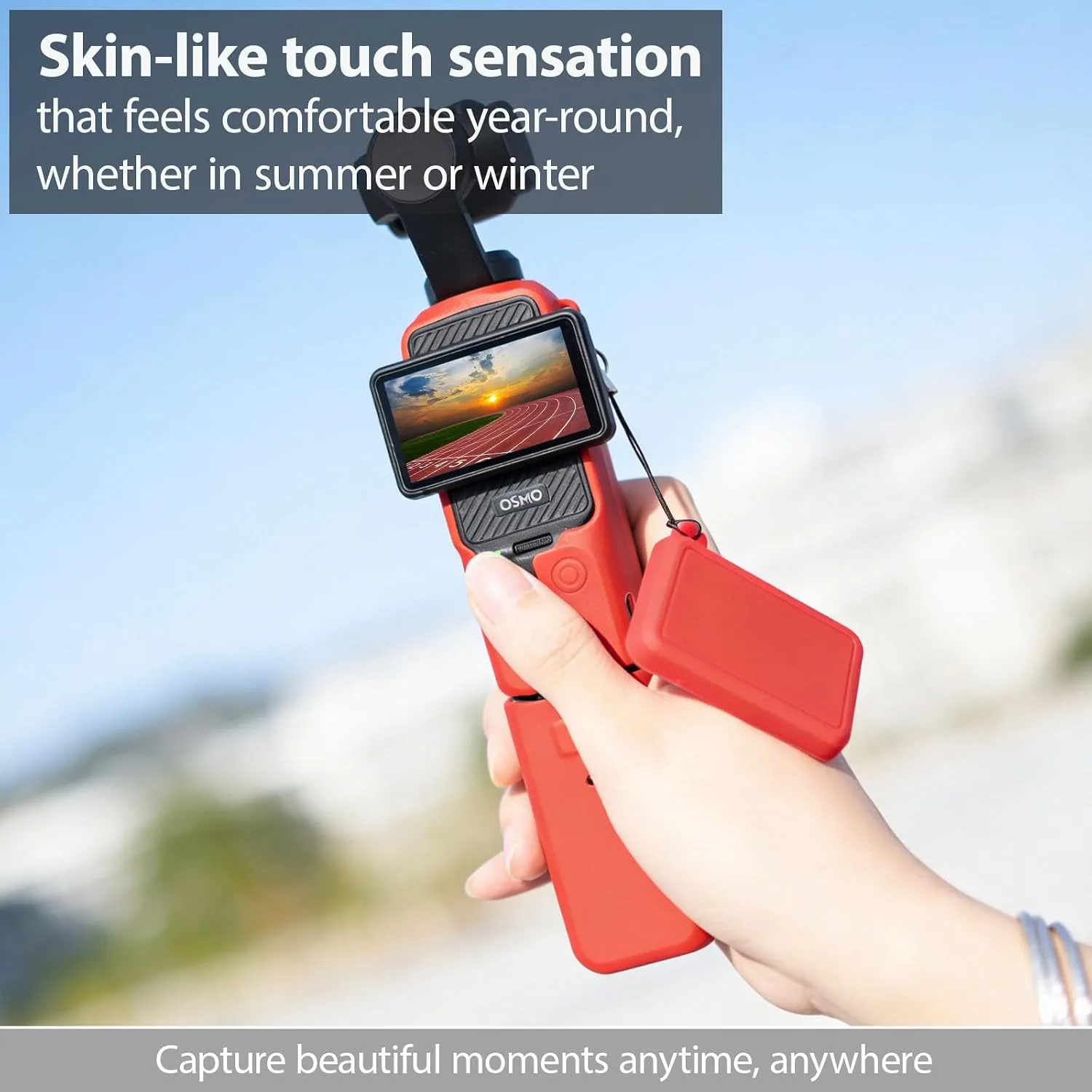 Case for DJI Osmo Pocket 3 / Xtra Muse Camera - Red