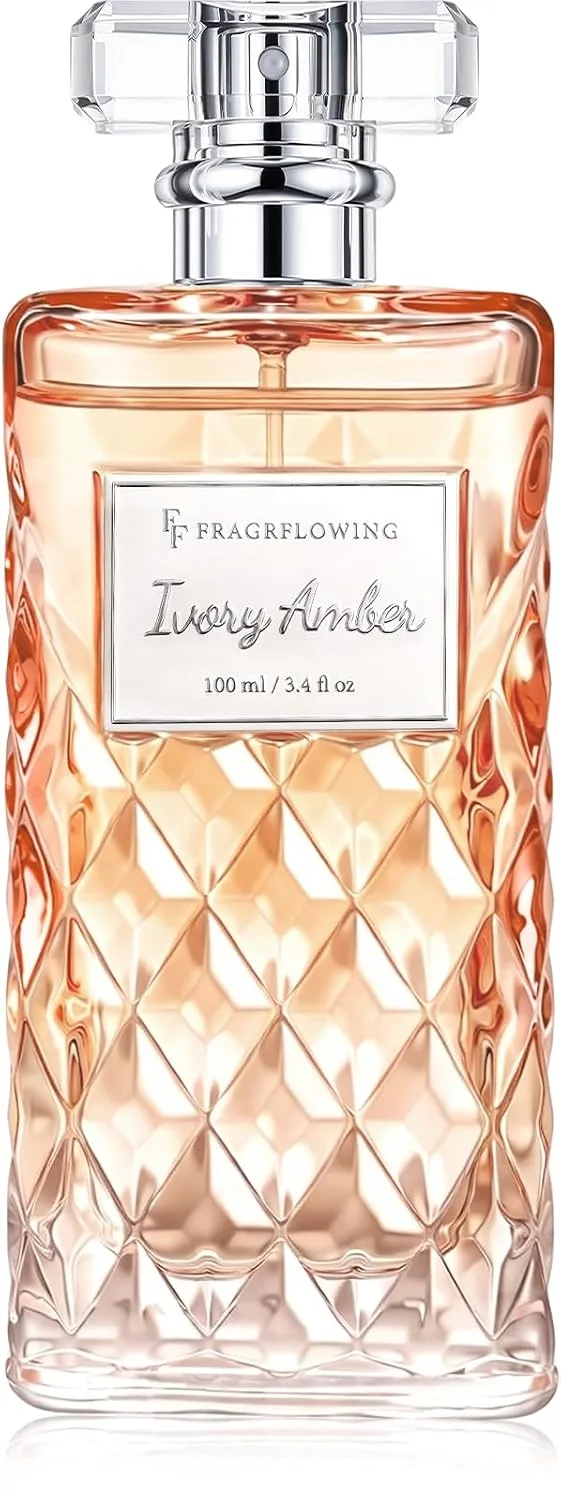 FF FRAGRFLOWING Perfume for Women, Long-Lasting Floral Fragrance, 3.4 Fl Oz