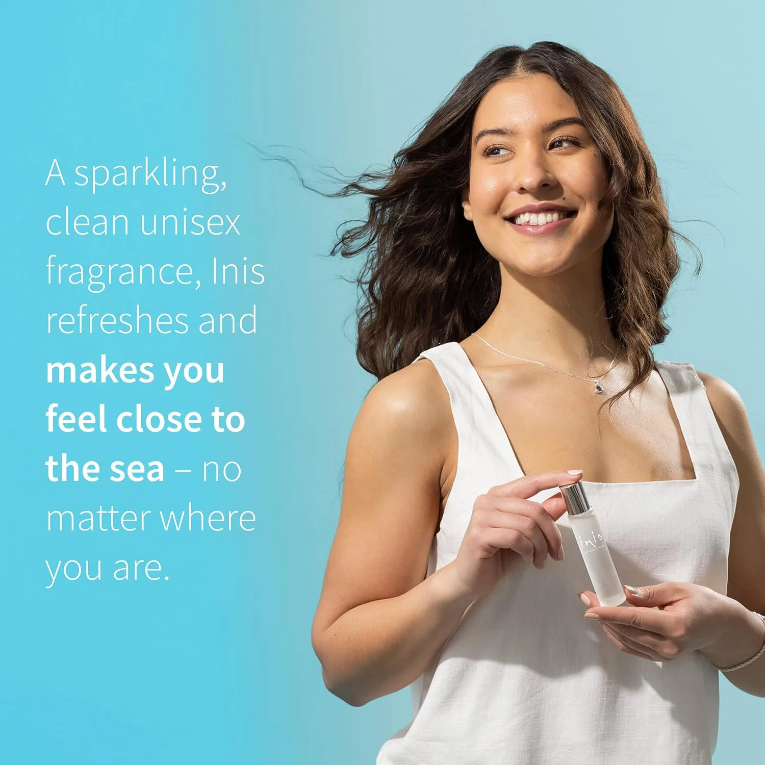 Inis the Energy of the Sea Cologne, Unisex, Clean Fresh Ocean, 0.5 fl oz
