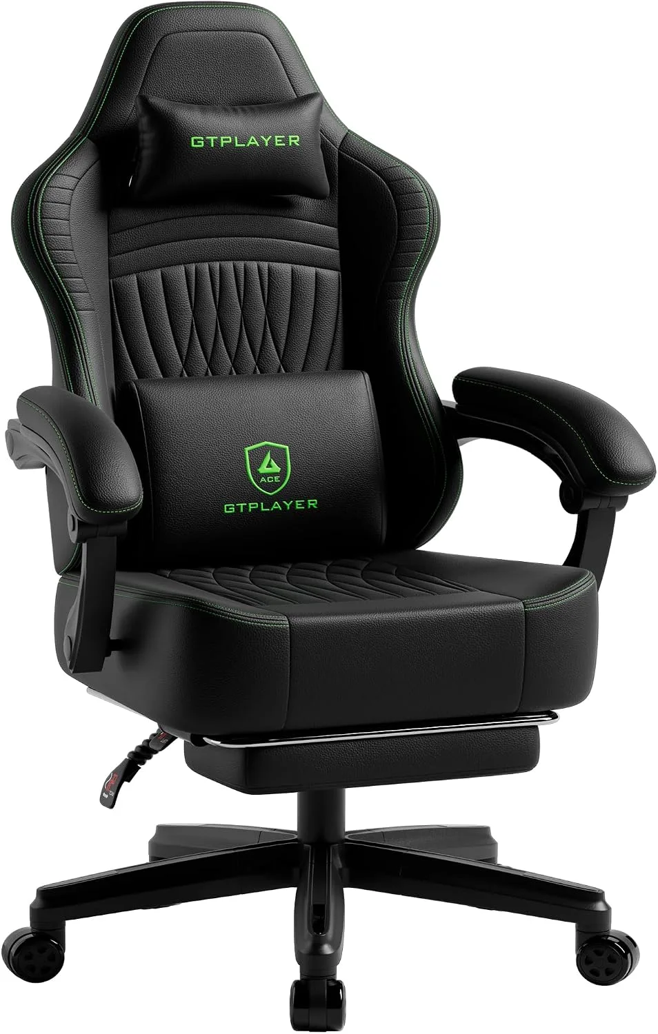 GTPLAYER Gaming Chair, Comfort Computer Office Chair for Adults, Black New