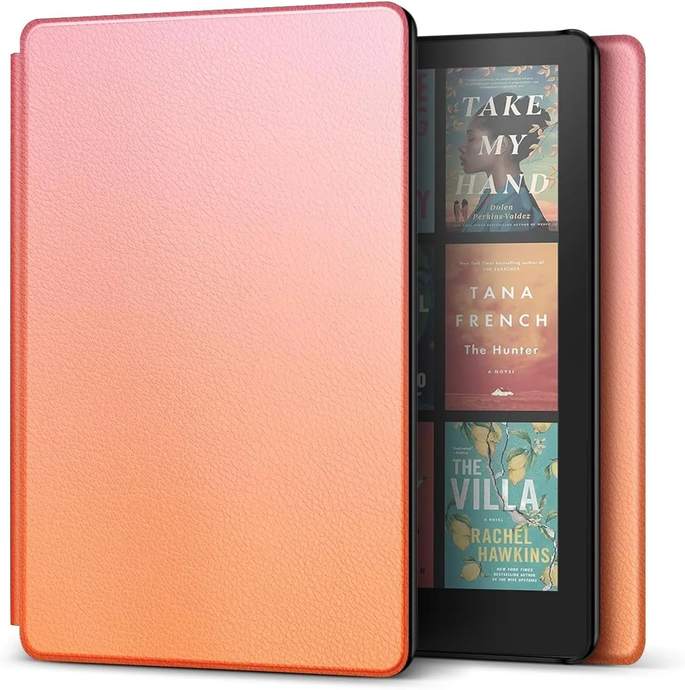 TNP Kindle Paperwhite 12th Gen Case, Colorsoft 7-Inch Cover, Pink Orange