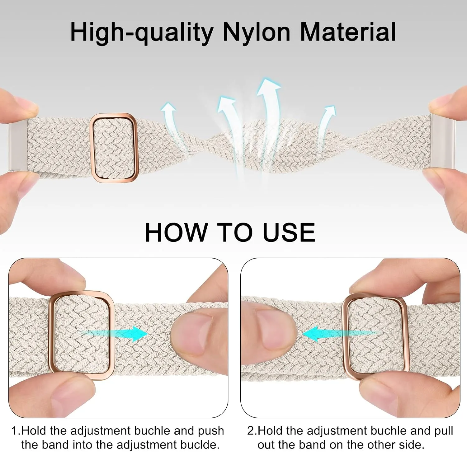 3 Pack Braided Stretchy Bands for IDW13,IDW16,IDW19 Smartwatch Bands, 22mm Elastic Straps for Fitpolo IDW13/Woneligo W13/FITVII HM57, TOOBUR/ENOMIR/MILOUZ/Gydom/Faweio/Amzhero/Tensky IDW19 Smart Watch for Women Men