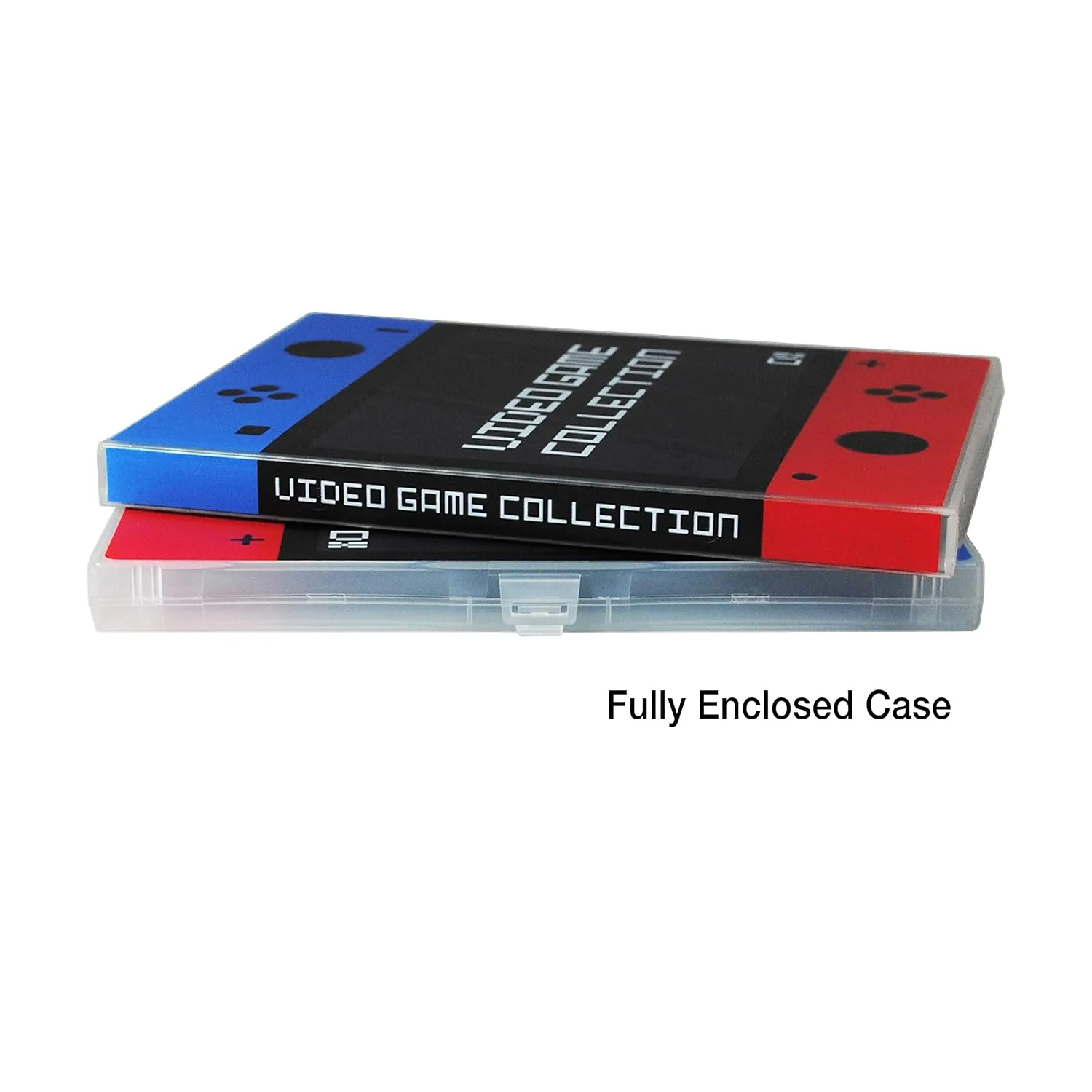 UniKeep Game Case for Nintendo Switch Cartridges - Holds 60 Video Games Securely in Foam | Heavy Duty Compact Travel Storage Binder & Protective Holder Organizer with Snap-Lock Closure