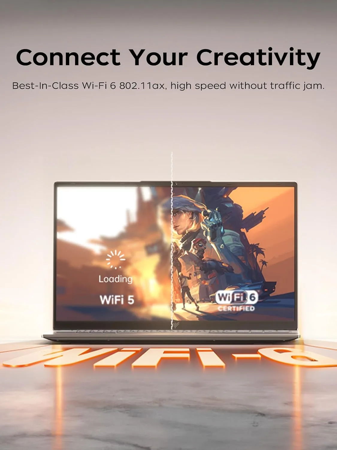 KAIGERR Gaming Laptop, Laptops with AMD Ryzen 7430U(Up to 4.3GHz), 16GB DDR4 512GB SSD Laptop Computer, 15.6inch Windοws 11 Laptop, 1920P FHD Display, WiFi 6, USB3.2, Type_C