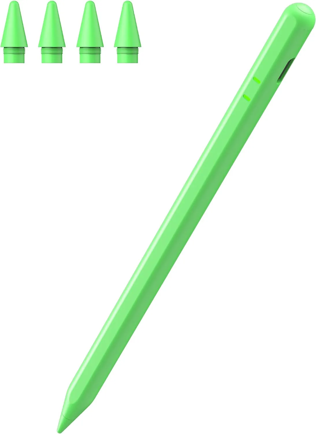 Pencil for iPad A16/11/10/9/8/7/6th, Stylus Pen for iPad 2018-2026, Green