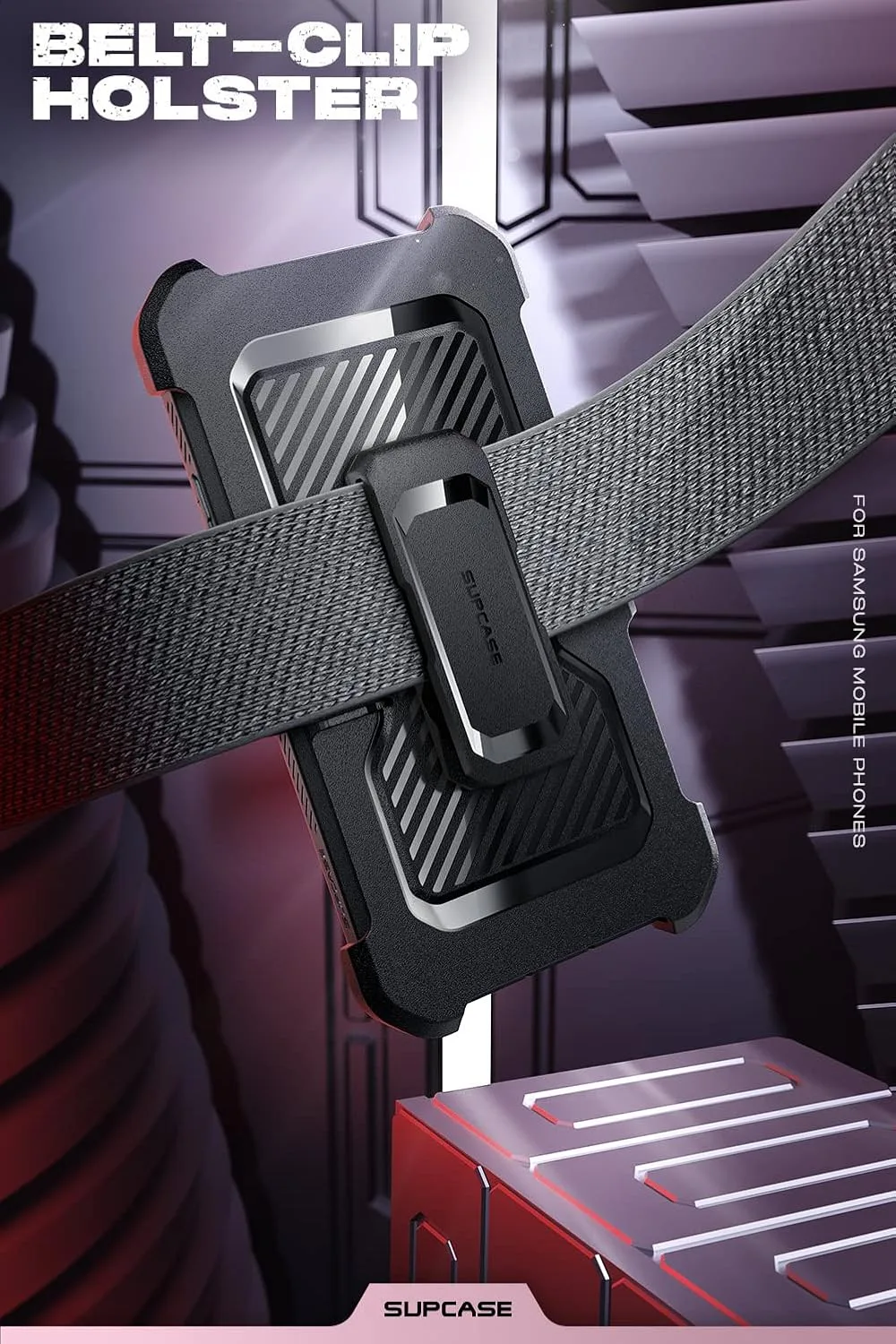 SUPCASE for Galaxy S22 Ultra Case with Built-in Screen Protector, Wine