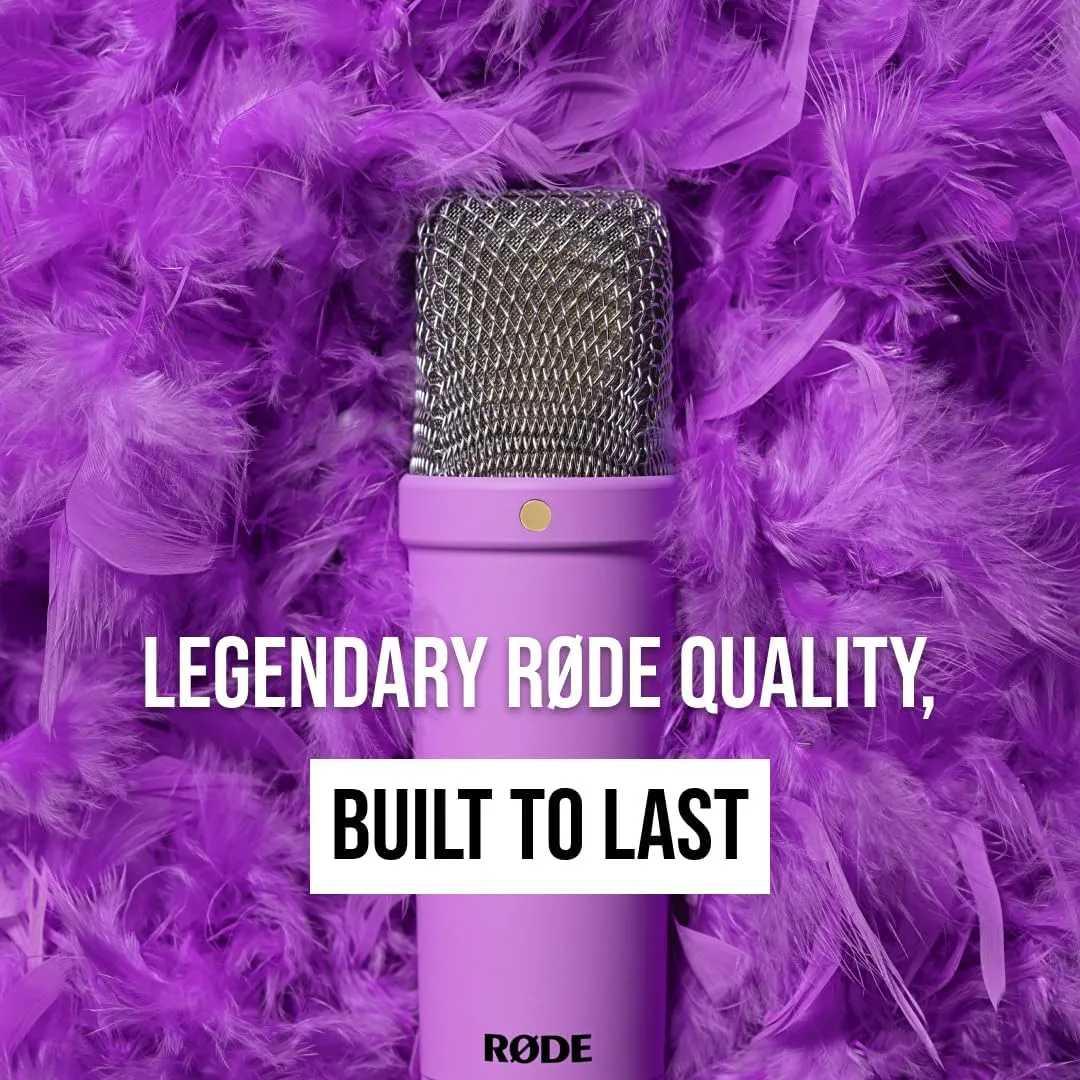RØDE NT1 Signature Series Studio Condenser Microphone, Purple