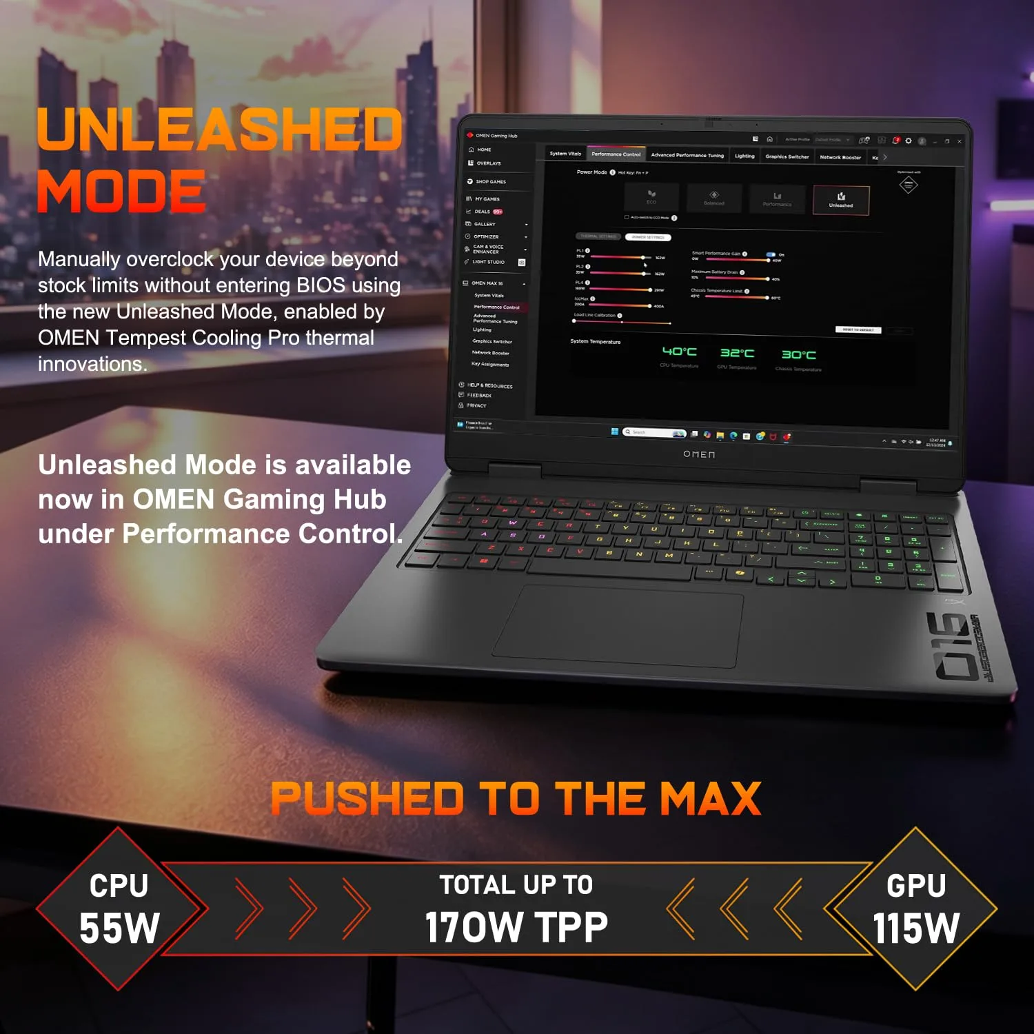 HP Omen 16" 240Hz Ryzen 9 8940HX & 5060 Gaming Laptop, 32GB DDR5 + 1TB SSD