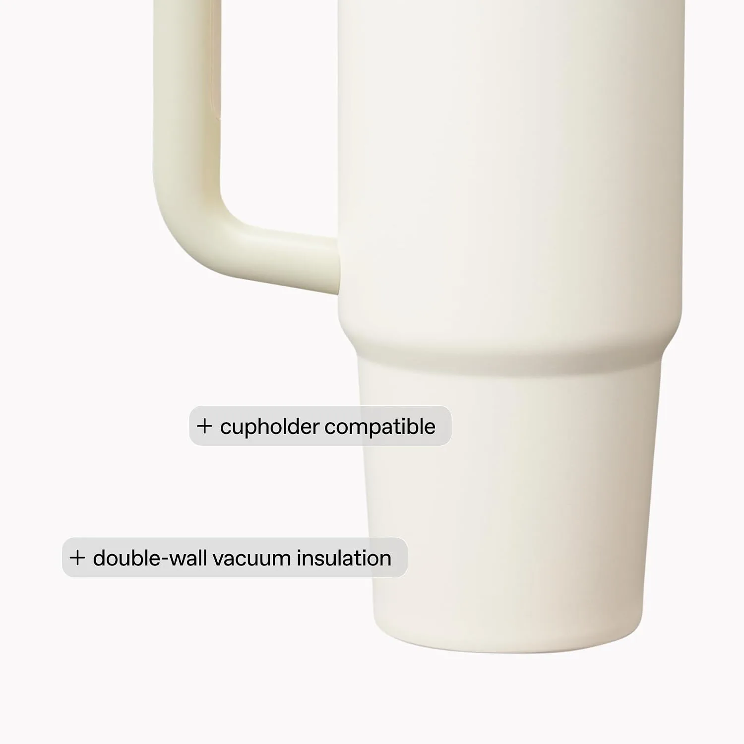 STANLEY Quencher H2.0 Flow State Tumbler, 20 oz, Frost