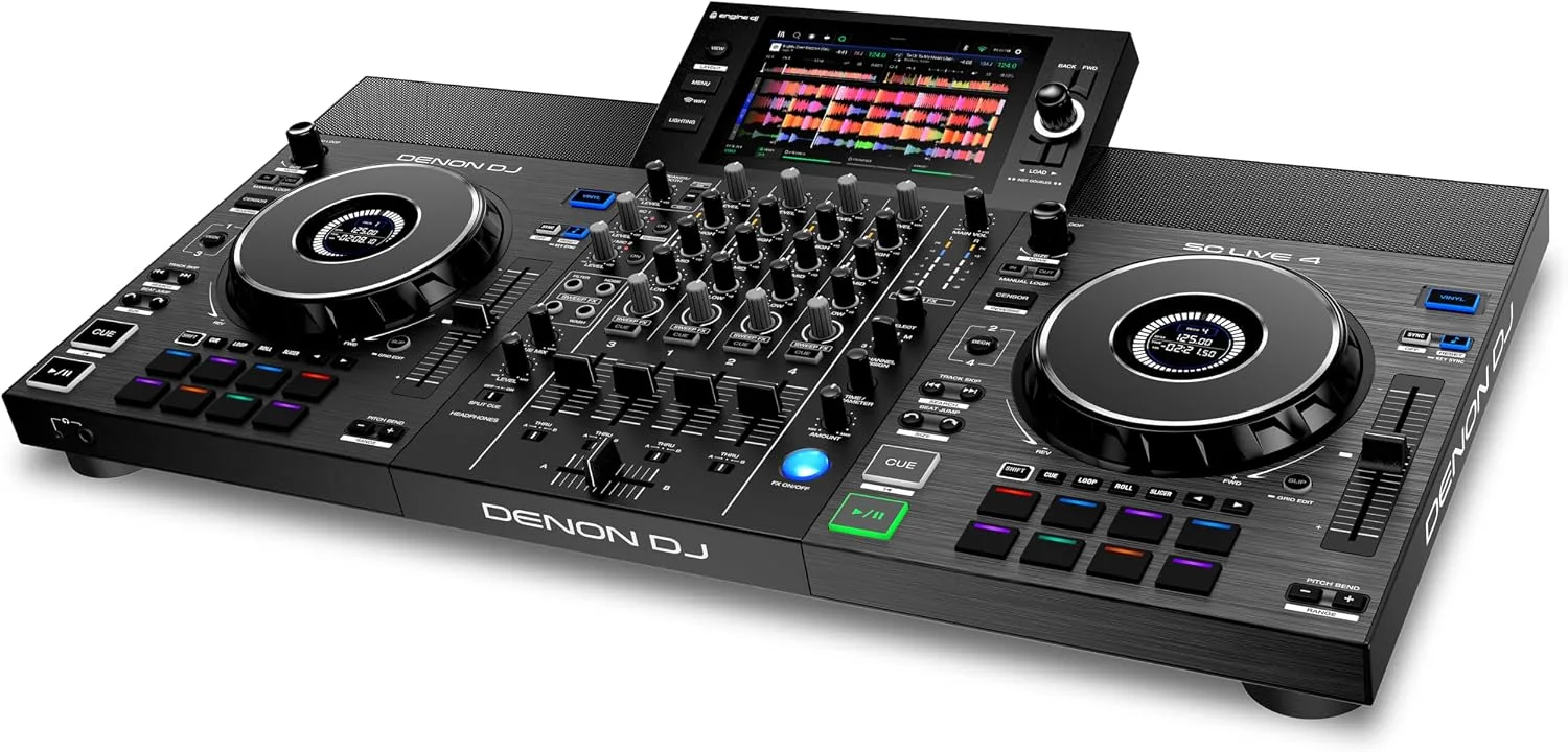 Denon DJ SC LIVE 4 Standalone DJ Controller Black