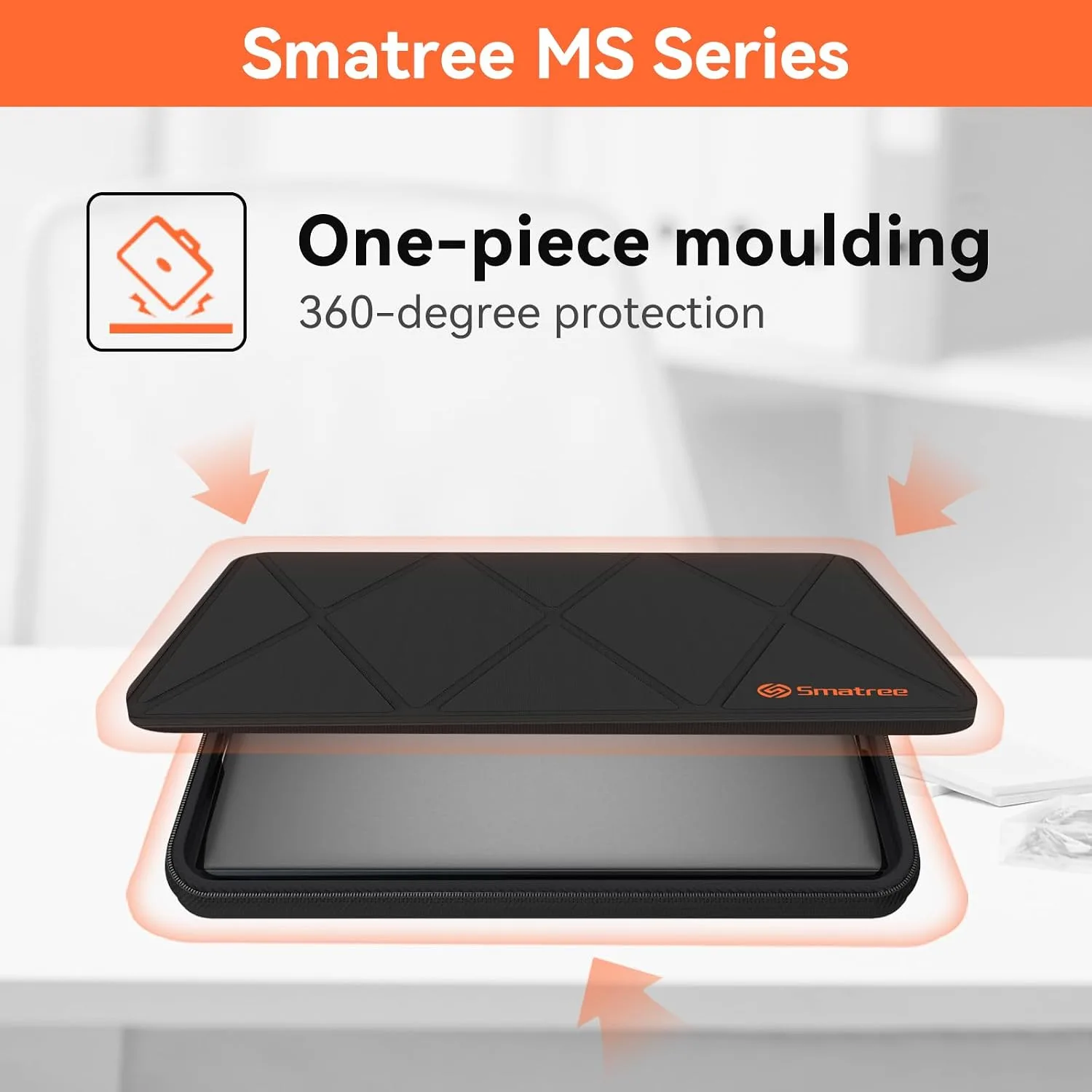 Smatree MS89 Hard Sleeve with Stand for 16 inch LG gram Pro 2 in 1 16T90SP