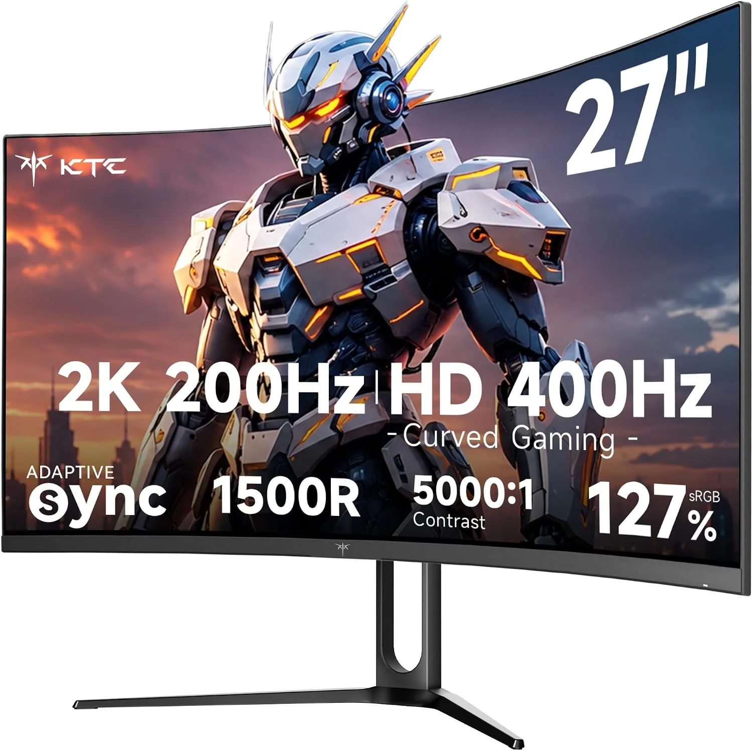 Monitor Curvo para Gaming KTC H27S5 27 pulgadas Dual Mode