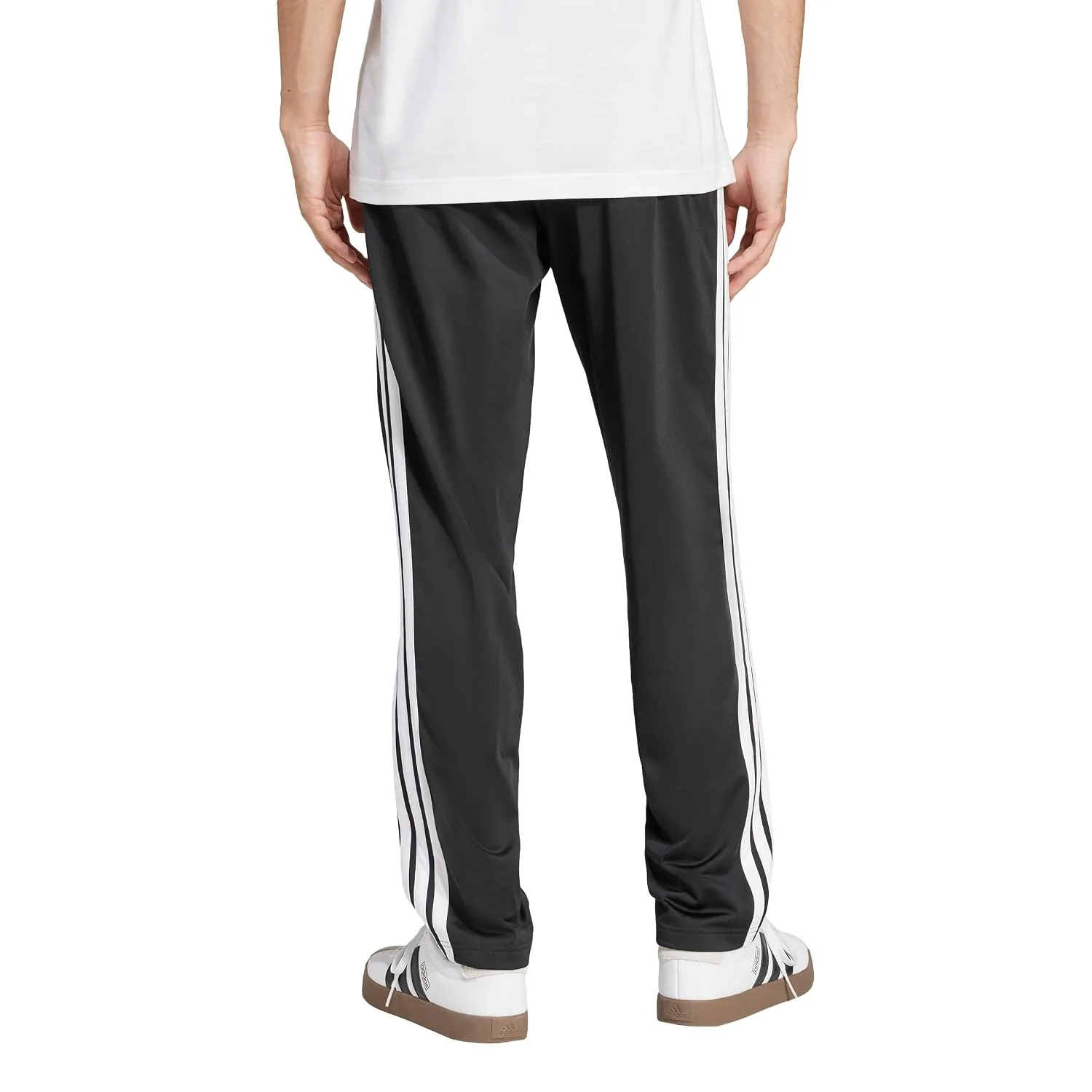 adidas Mens Dayready Open Hem Tracksuit Bottoms Casual - Black