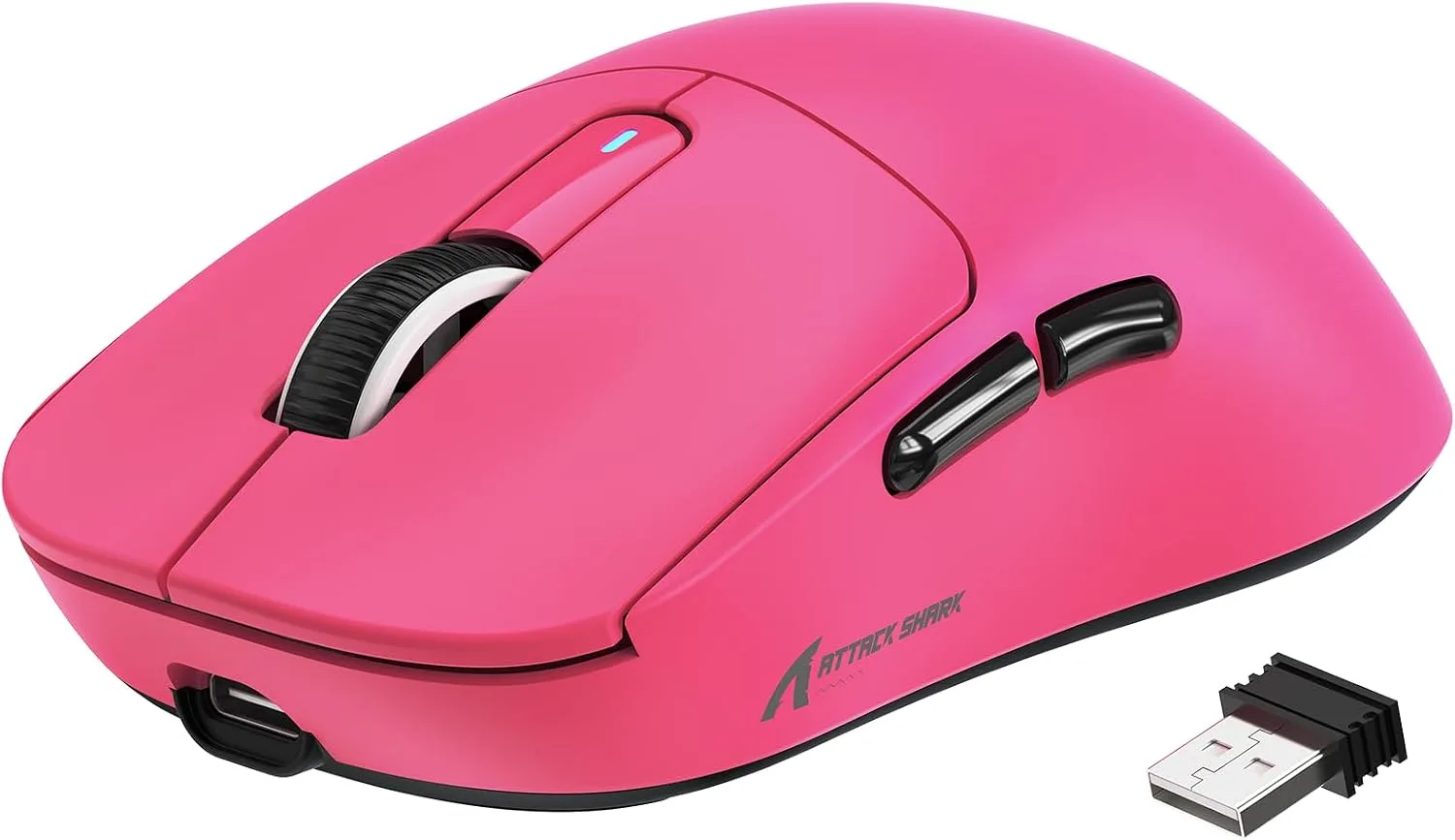 MANBASNAKE Attack Shark X3 49g Lightweight Wireless Gaming Mouse, Berry