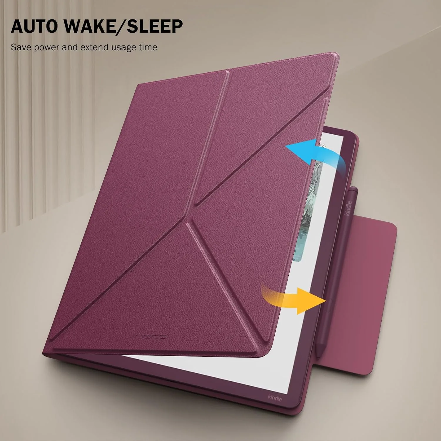 MoKo Magnetic Case for 11" Kindle Scribe& Kindle Scribe Colorsoft 2025/2026